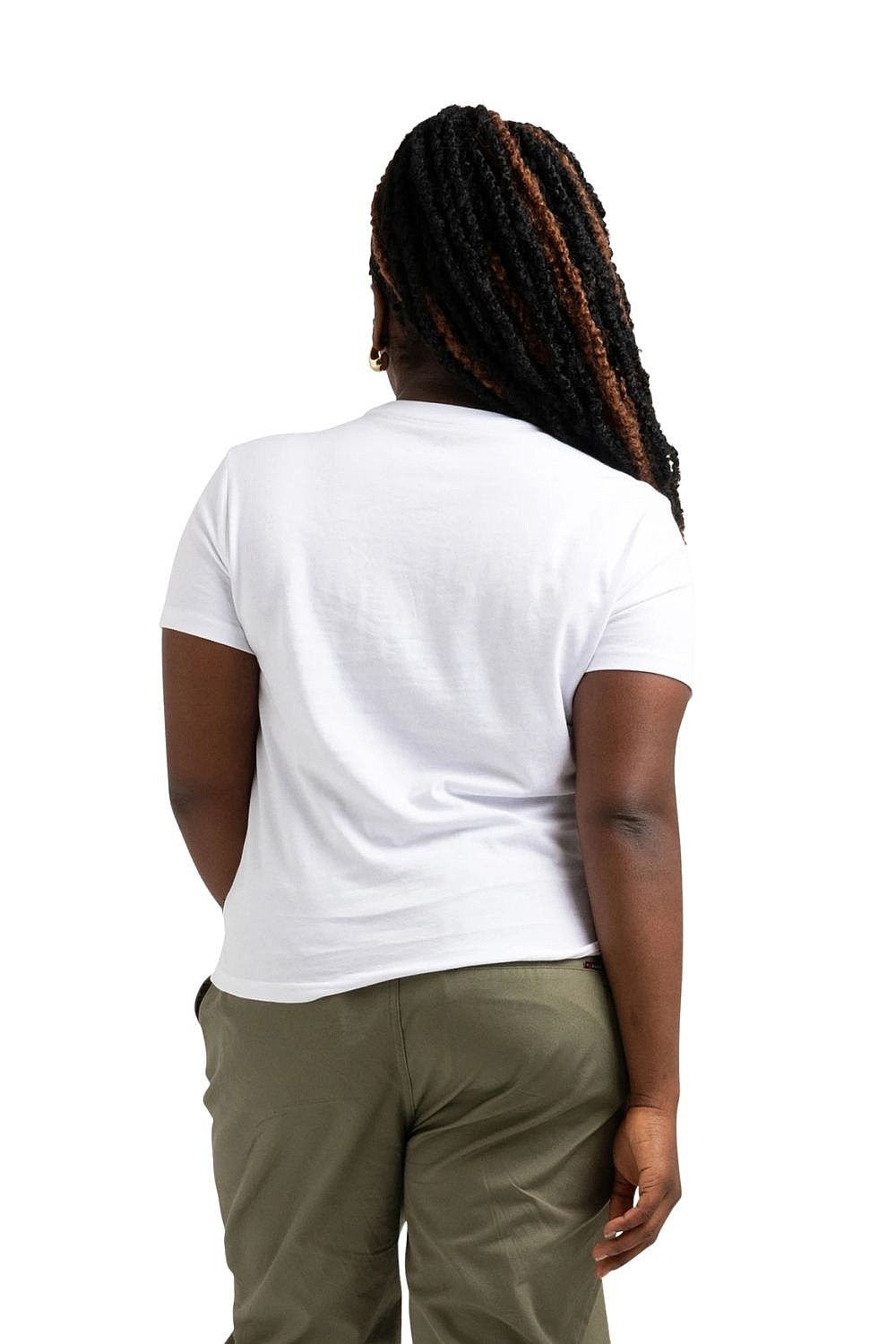 T-Shirt Converse Half & Half/CVW6T088 - WHT/White - women´s