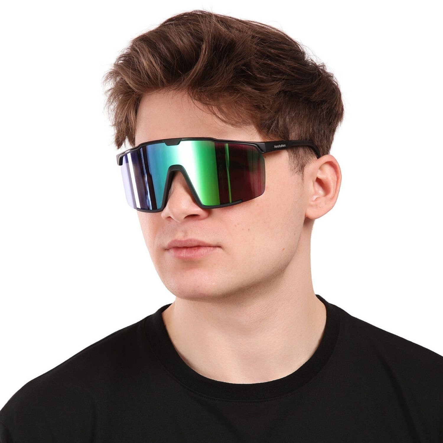 okuliare Horsefeathers Proton - Matt Black/Mirror Green - men´s