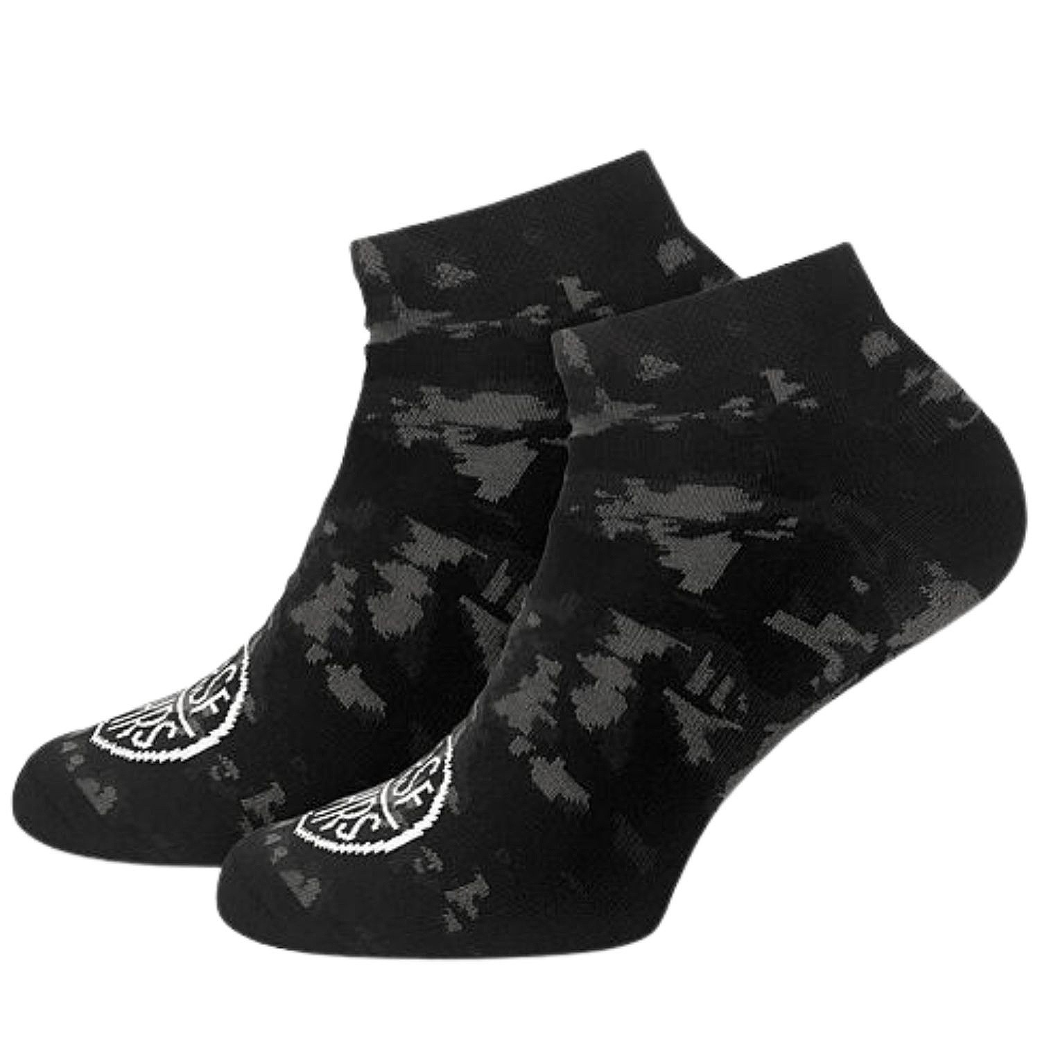 ponožky Horsefeathers Dice Low - Black - men´s