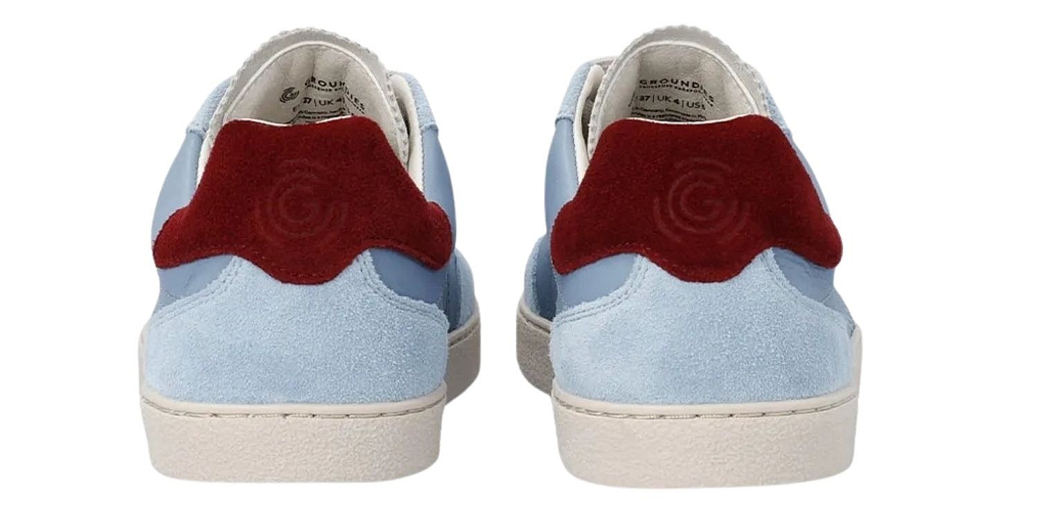 shoes Groundies Panama - Sky Blue/Bordeaux