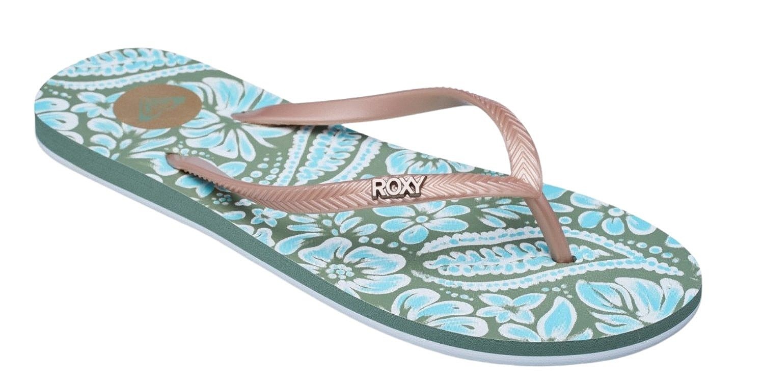 žabky Roxy Mauricia - OGN/Oil Green - women´s