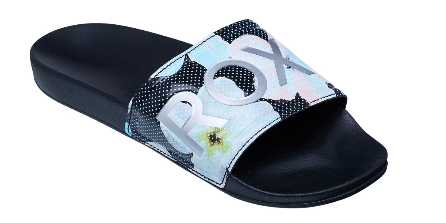 topánky Roxy Slippy II Printed - KMI1/Black Multi 1 - women´s
