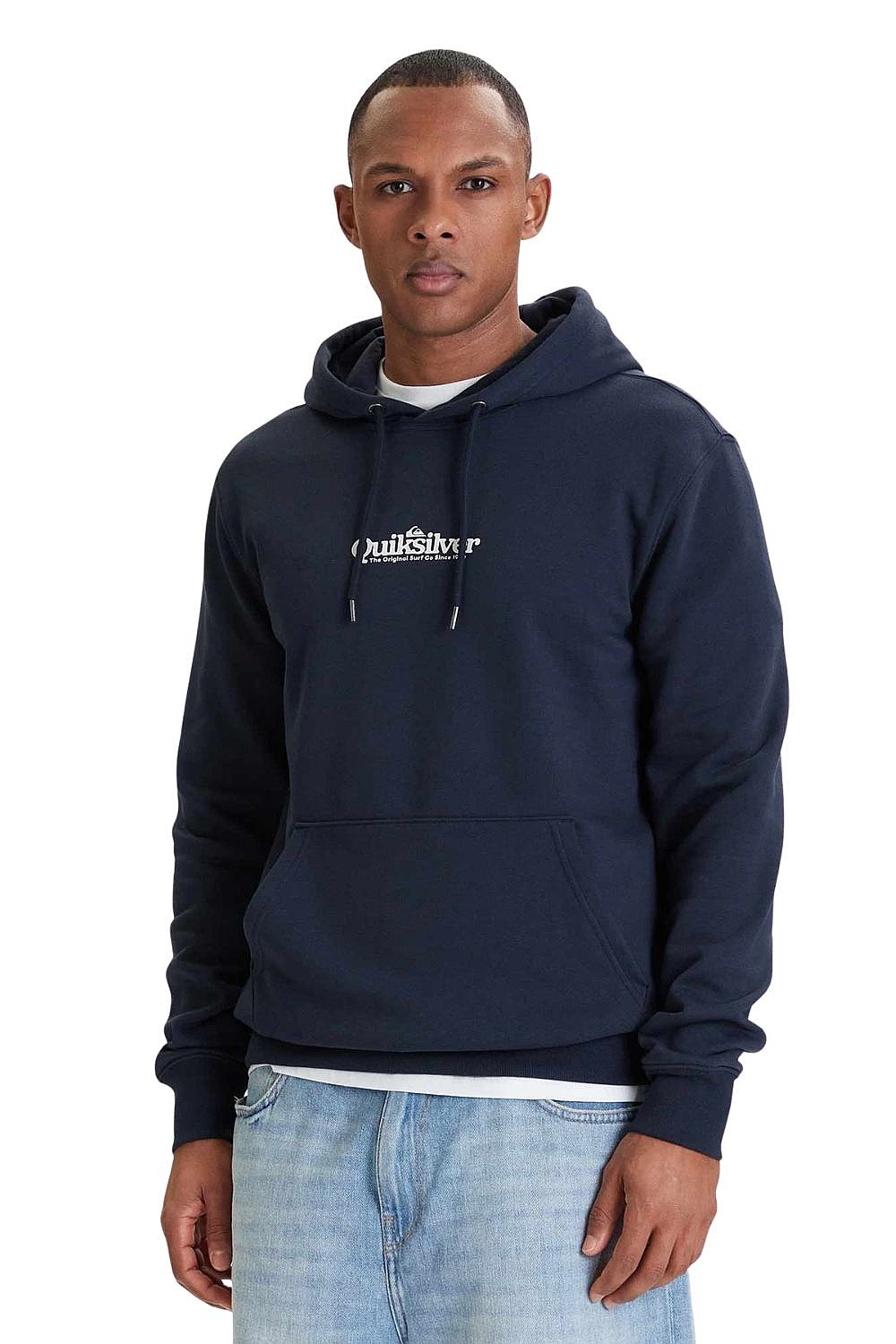 mikina Quiksilver Fineline Hoodie - KTP0/Dark Navy - men´s