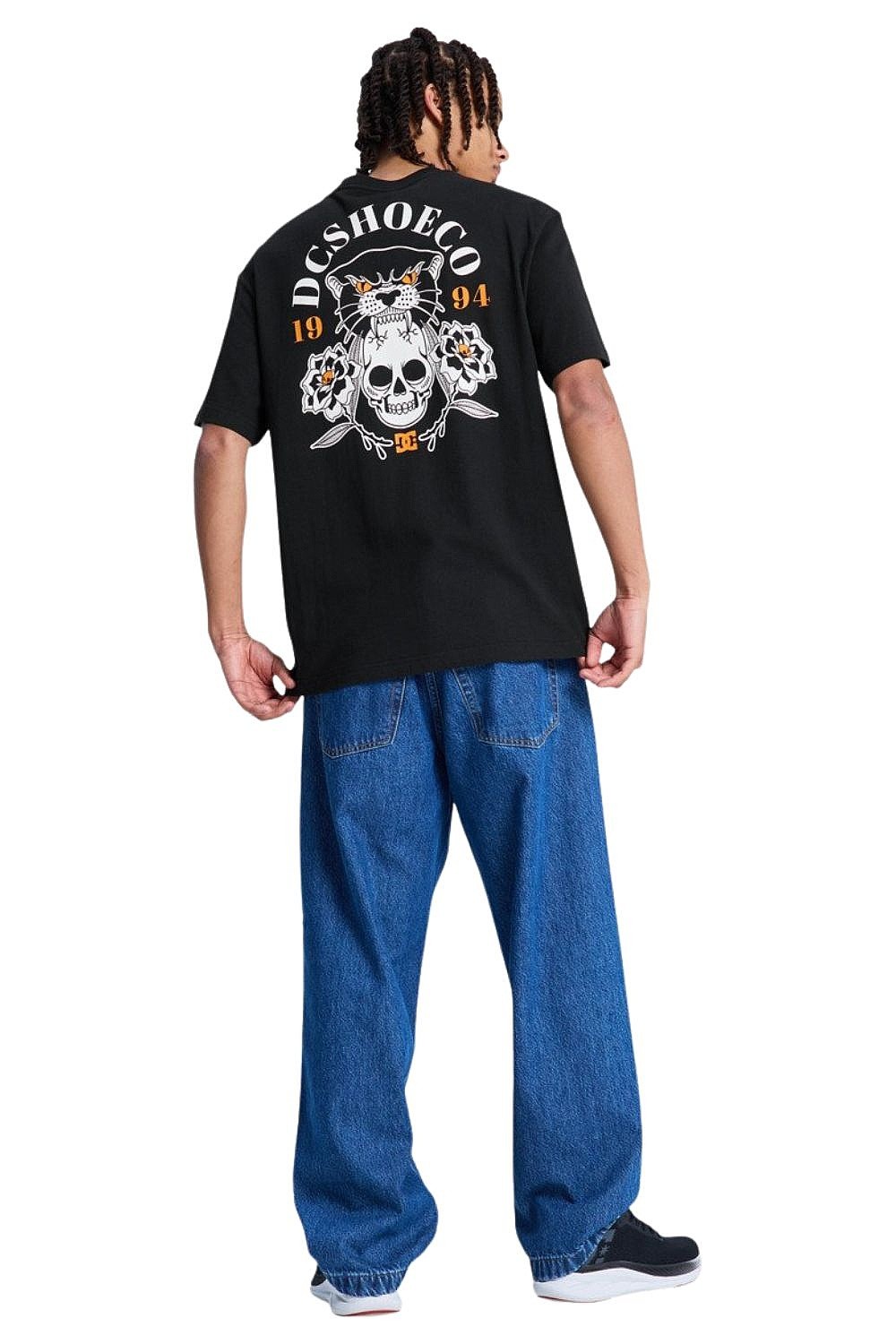 T-Shirt DC Tiger Bite Hss - KVJ0/Black - men´s