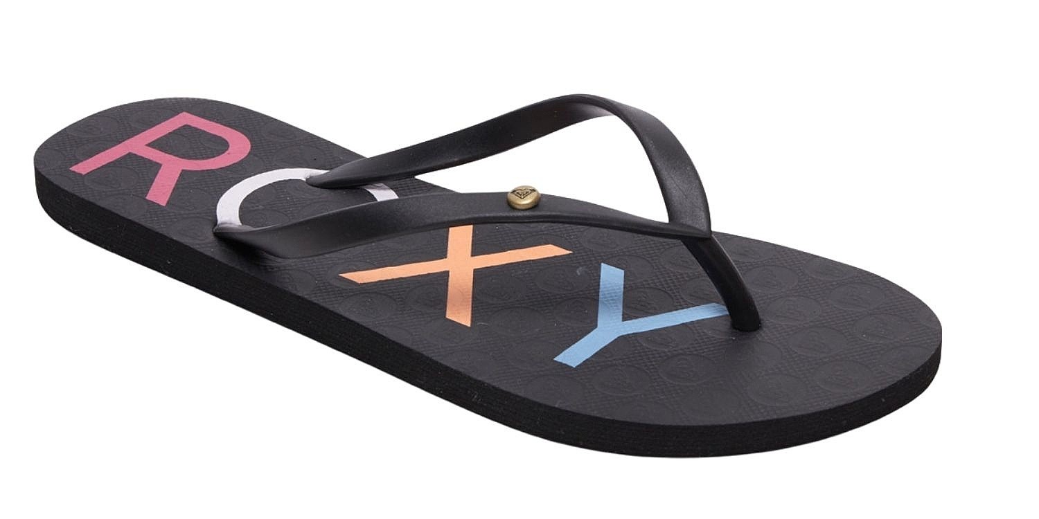 žabky Roxy Sandy III - KRB/Black/Rainbow - women´s