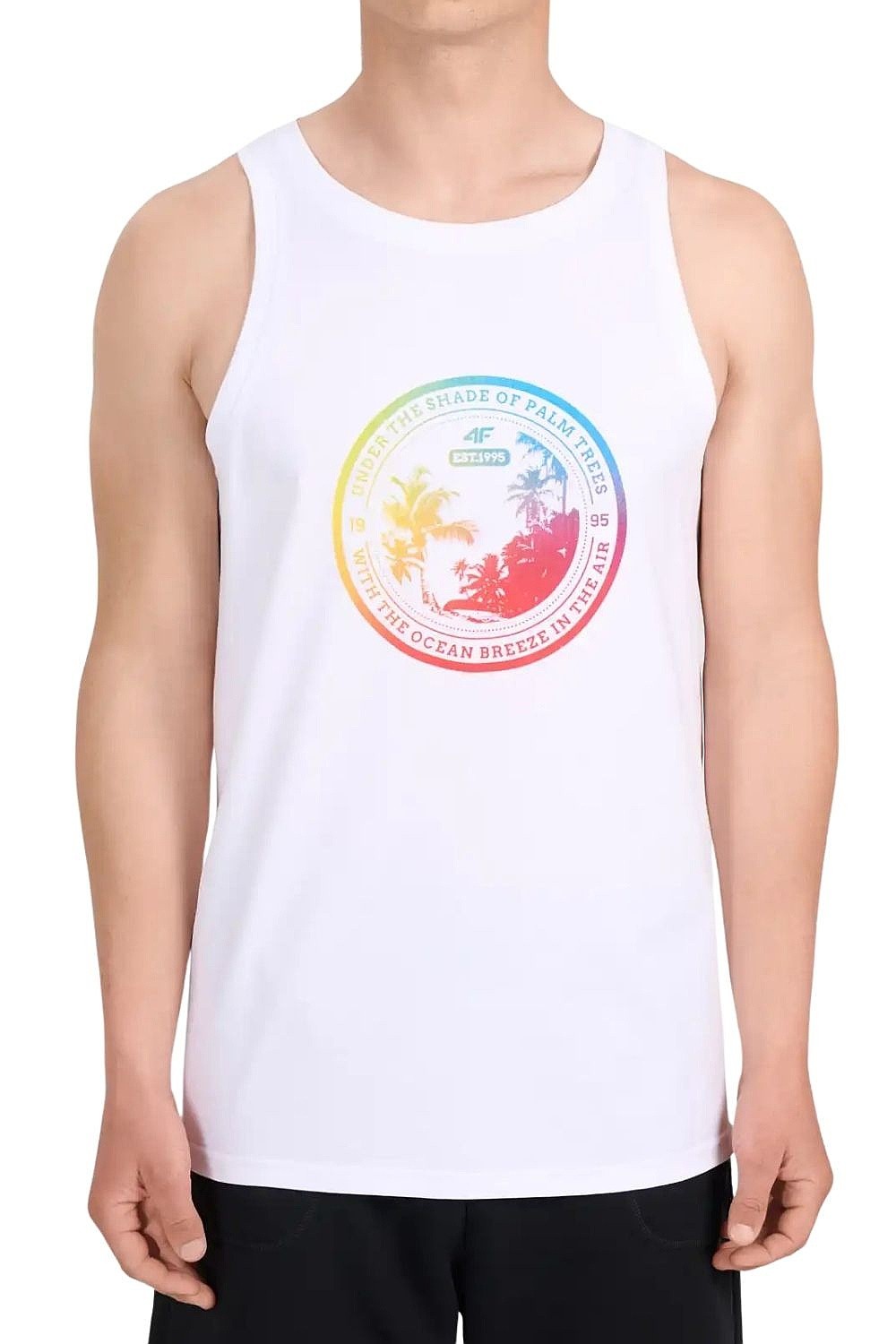 top 4F 4FWSS26TSLEM248 - 10S/White - men´s