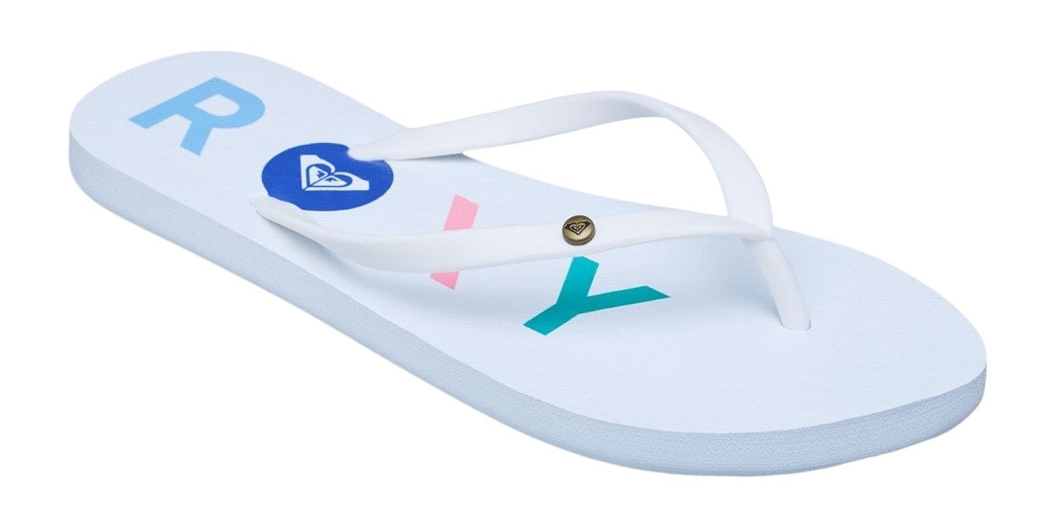 žabky Roxy Sandy III - HMT1/White Multi 1 - women´s