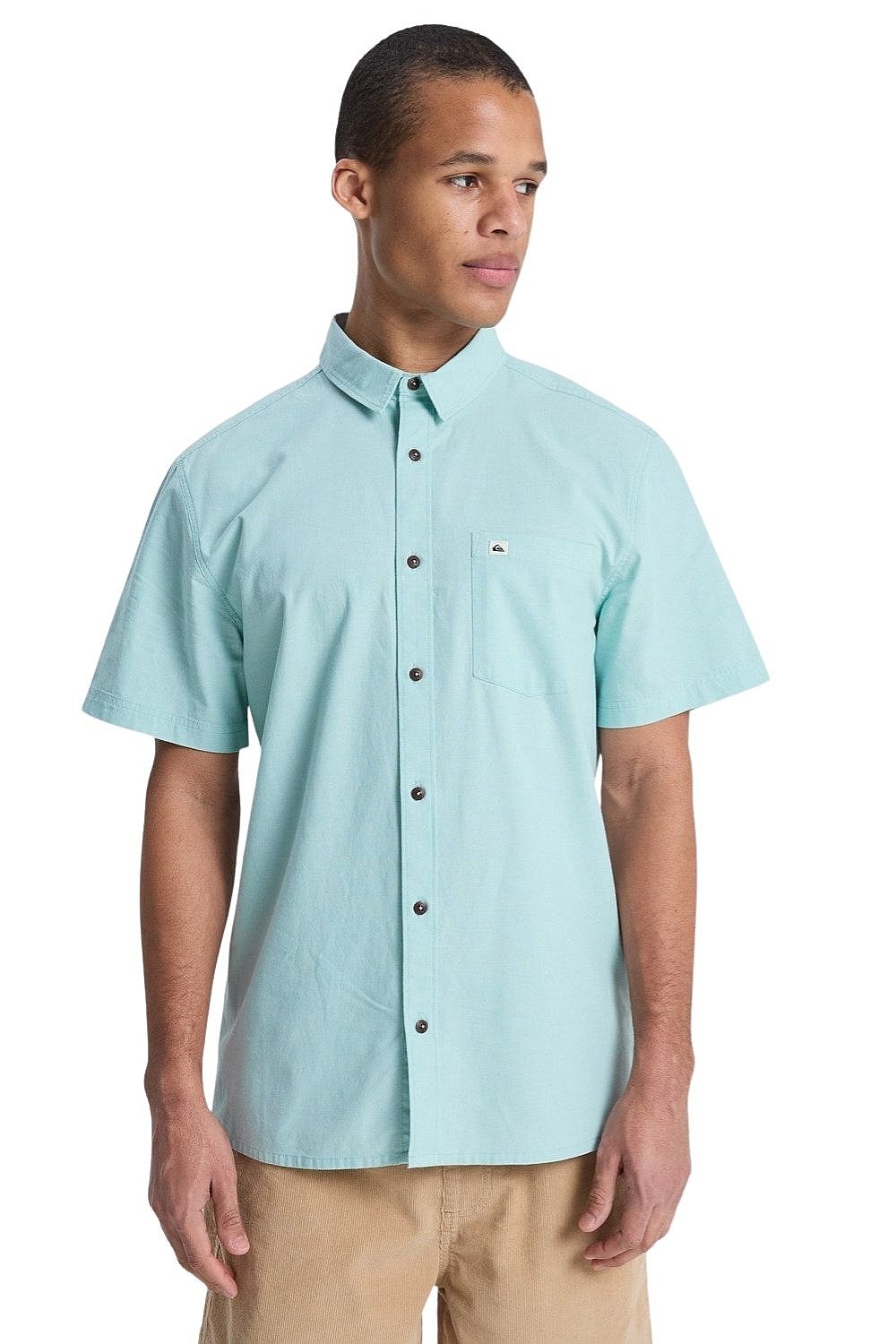 košeľa Quiksilver Drumfins - BGA0/Blue Haze - men´s