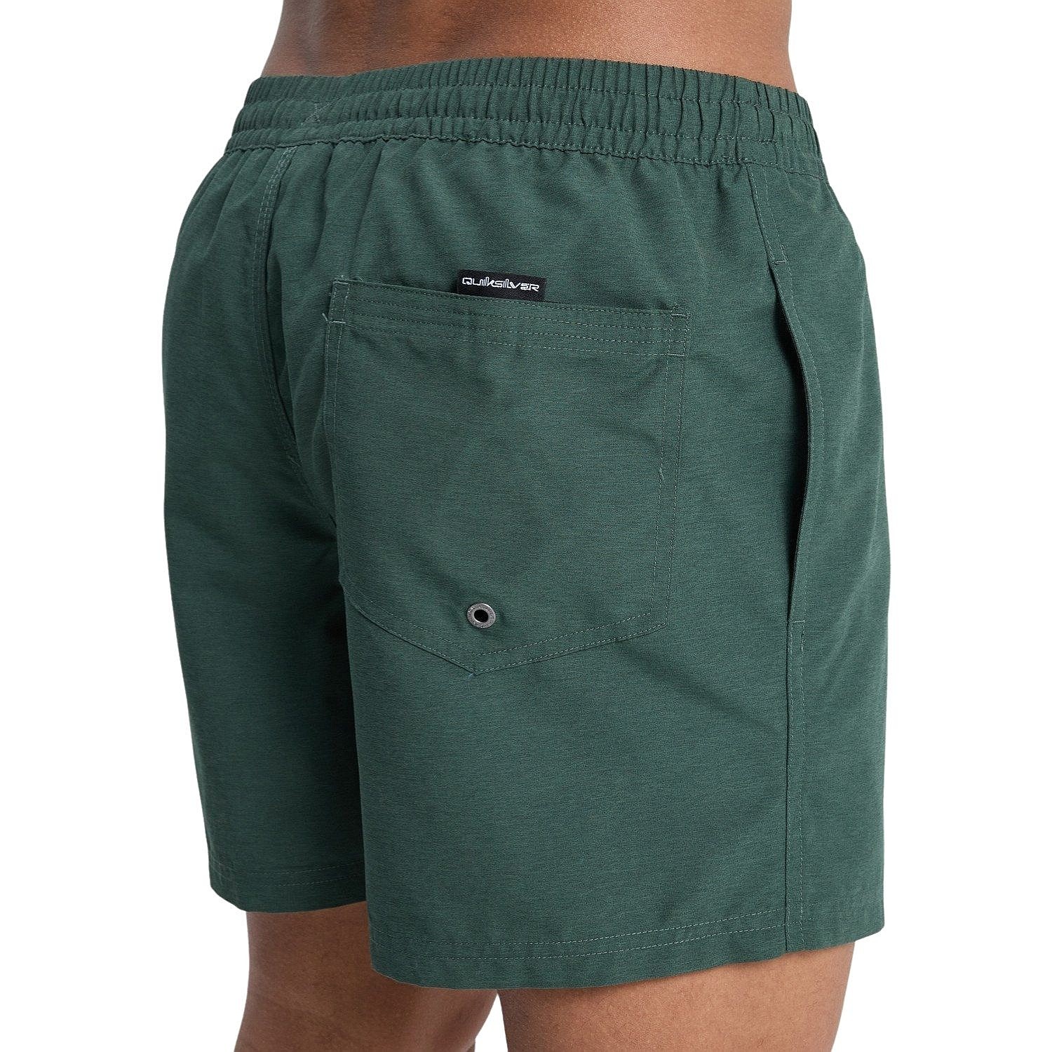 koupací šortky Quiksilver Everyday Solid Volley 15 - GRTH/Forest Heather