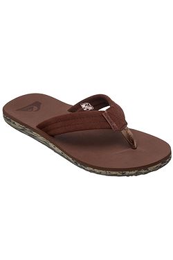 Flip-Flops Quiksilver Carver Suede Recycled - CVJ2/Brown 2 - men´s