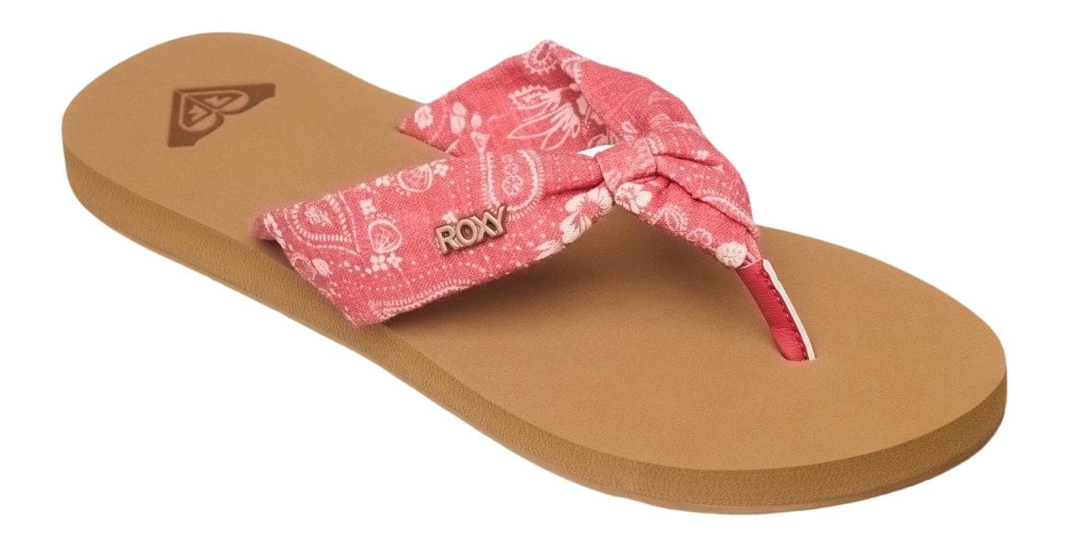 žabky Roxy Paia V - RMZ0/Hibiscus - women´s