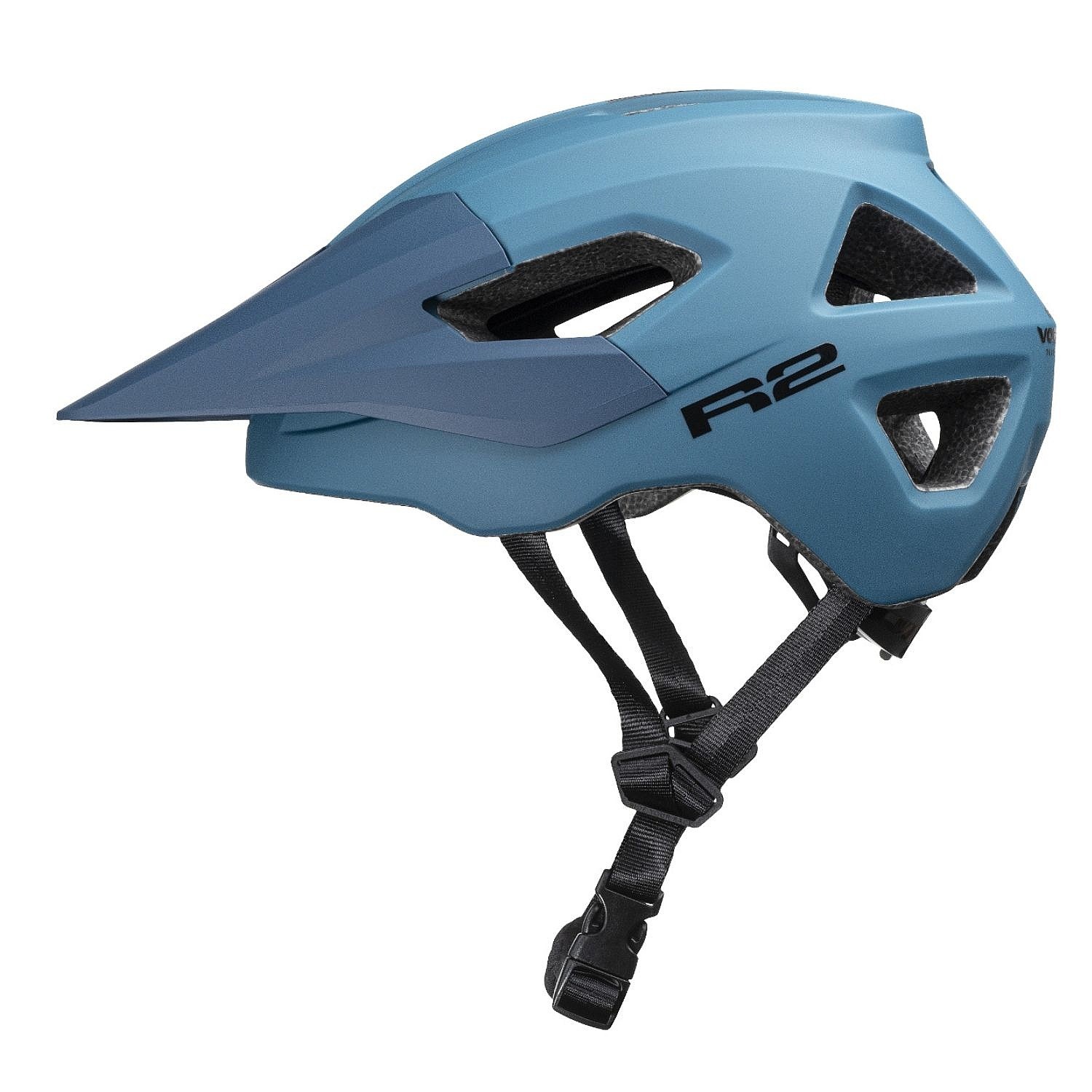 kask R2 Vorteks - ATH44B/Petrol Blue Matt - unisex junior