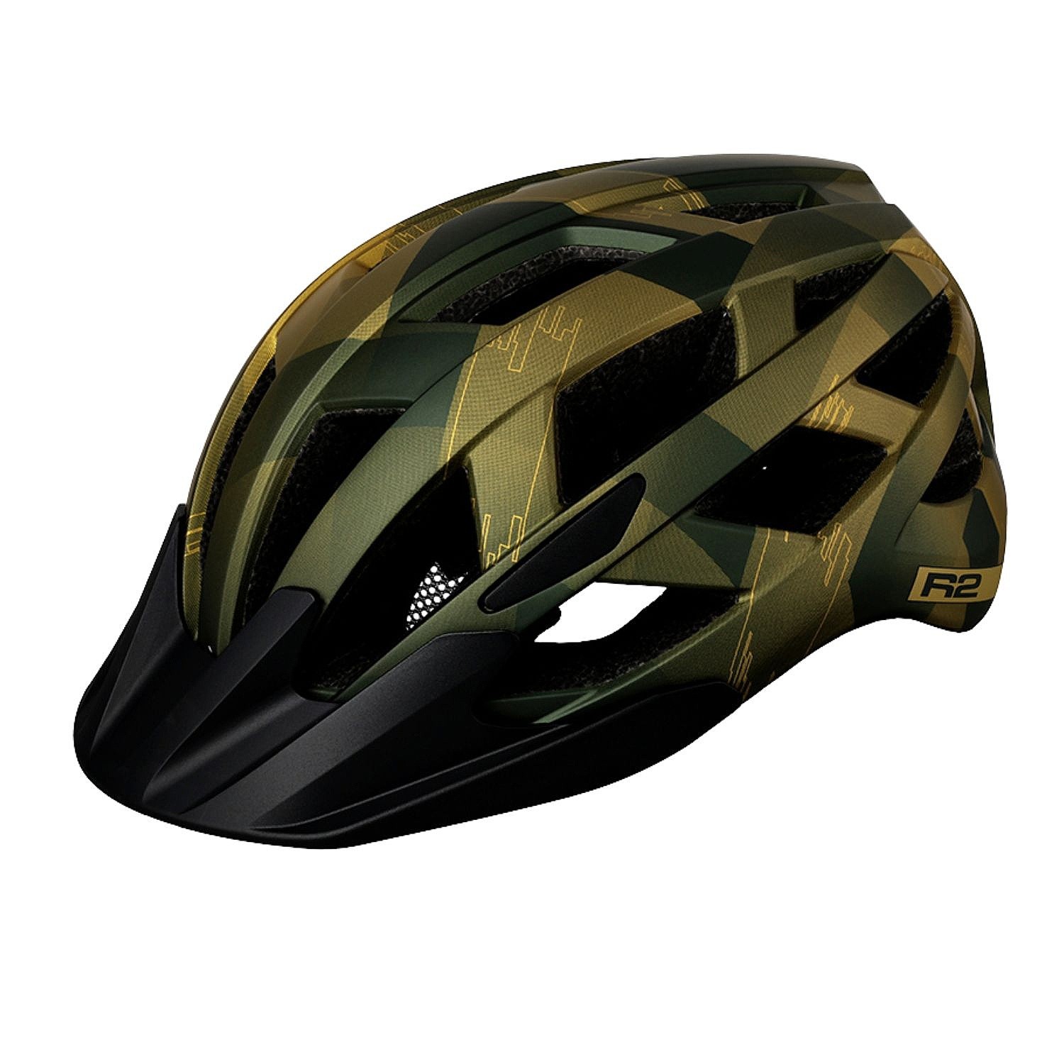 kask R2 Lumen - ATH20A2/Dark Green/Dark Gold Matt - unisex junior