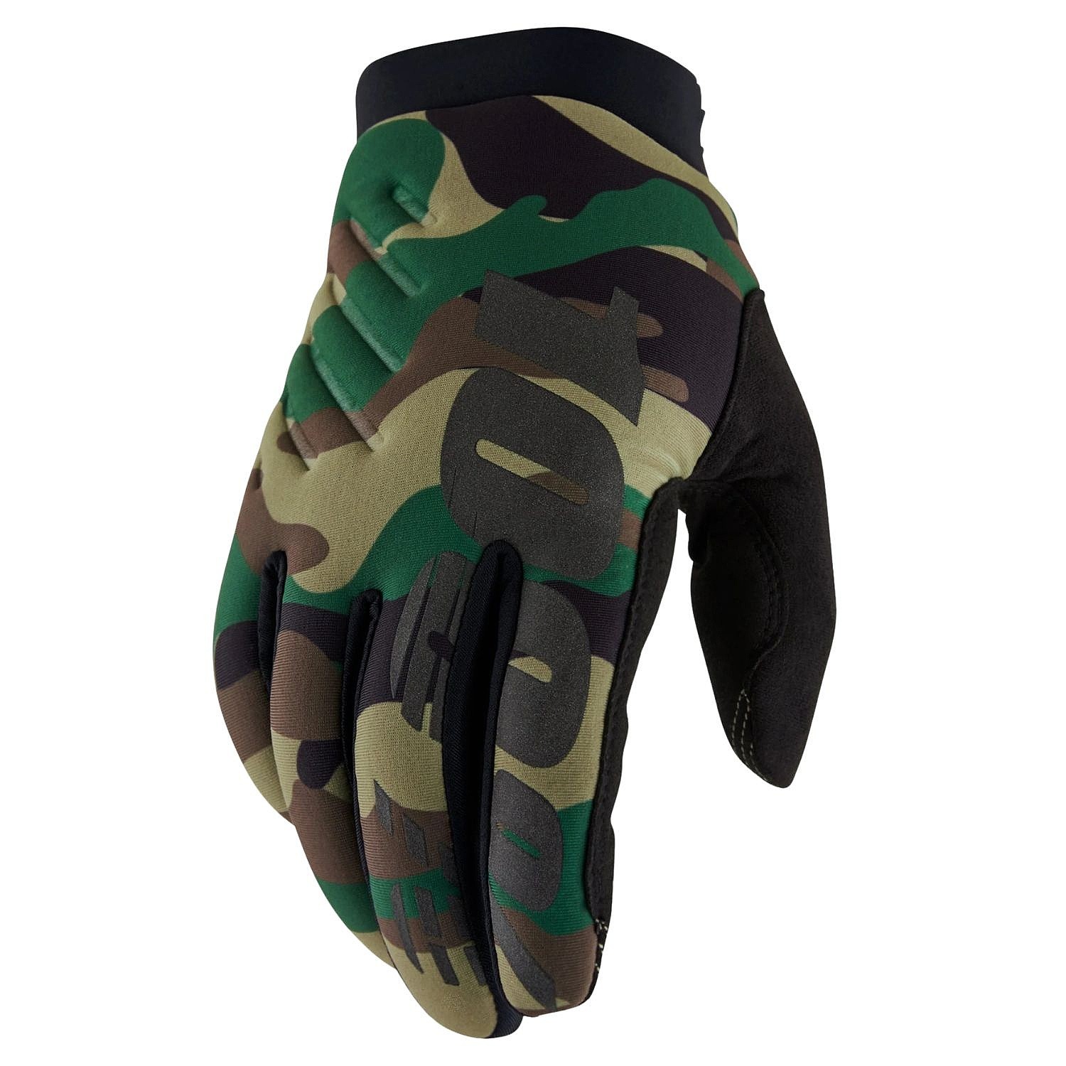 rukavice 100% Brisker - Camo/Black