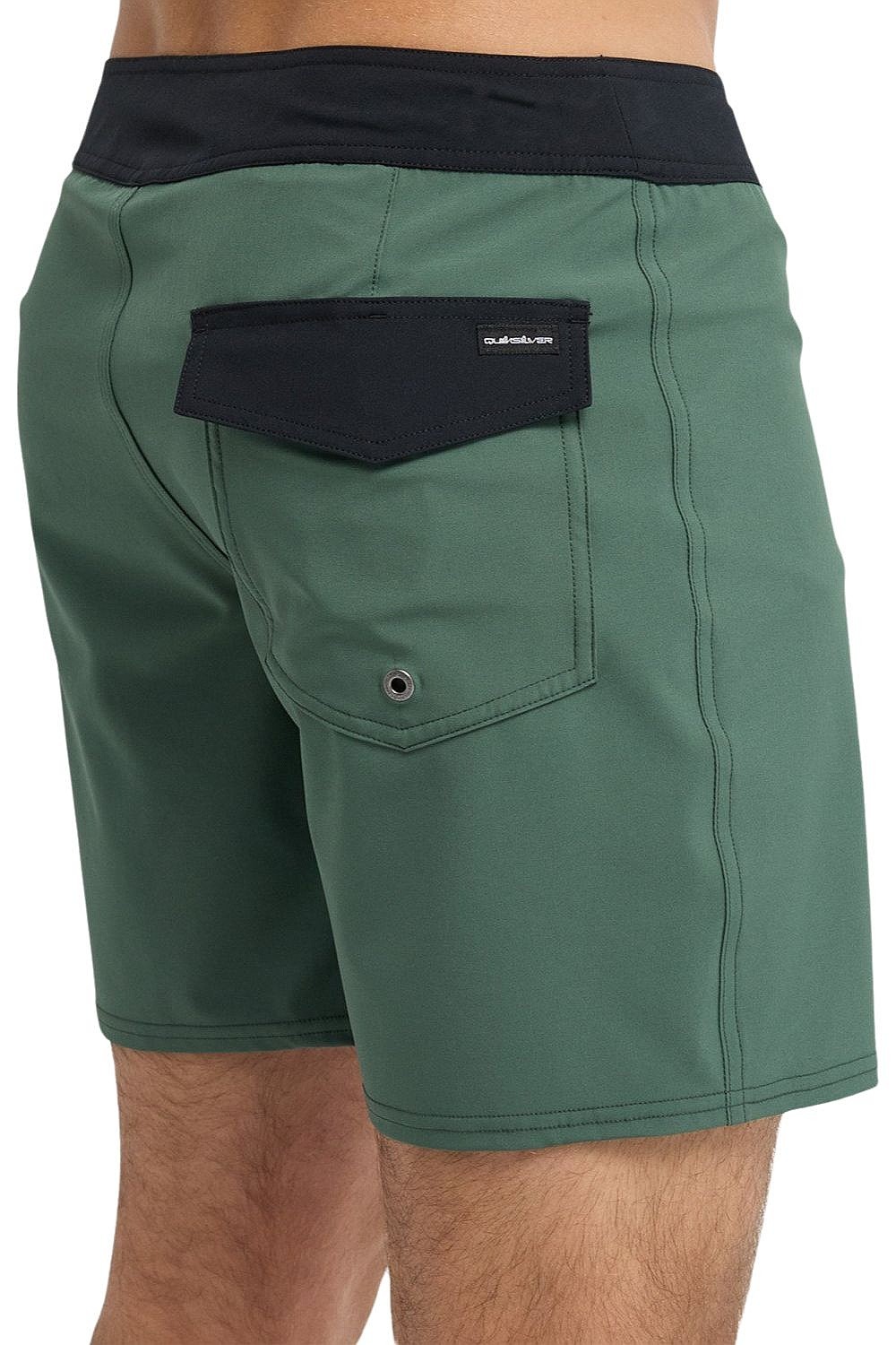 koupací šortky Quiksilver Surfsilk Kaimana 16 - GRT0/Forest