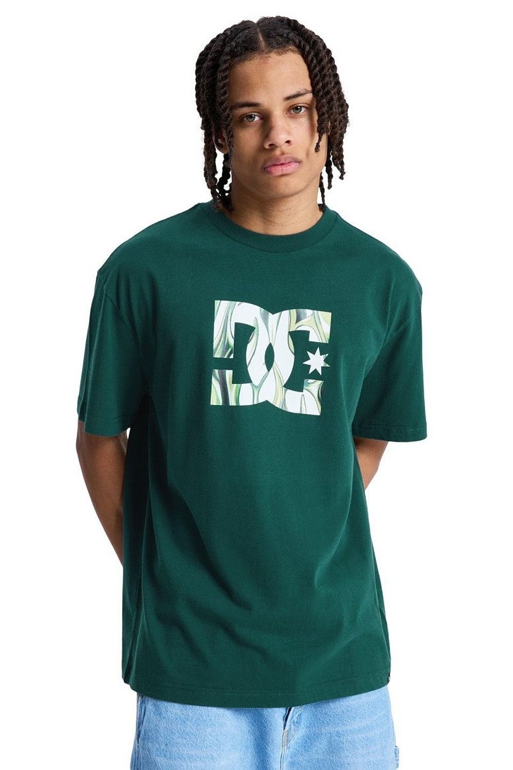 tričko DC Star Filled Hss - GTP0/Ponderosa Pine - men´s