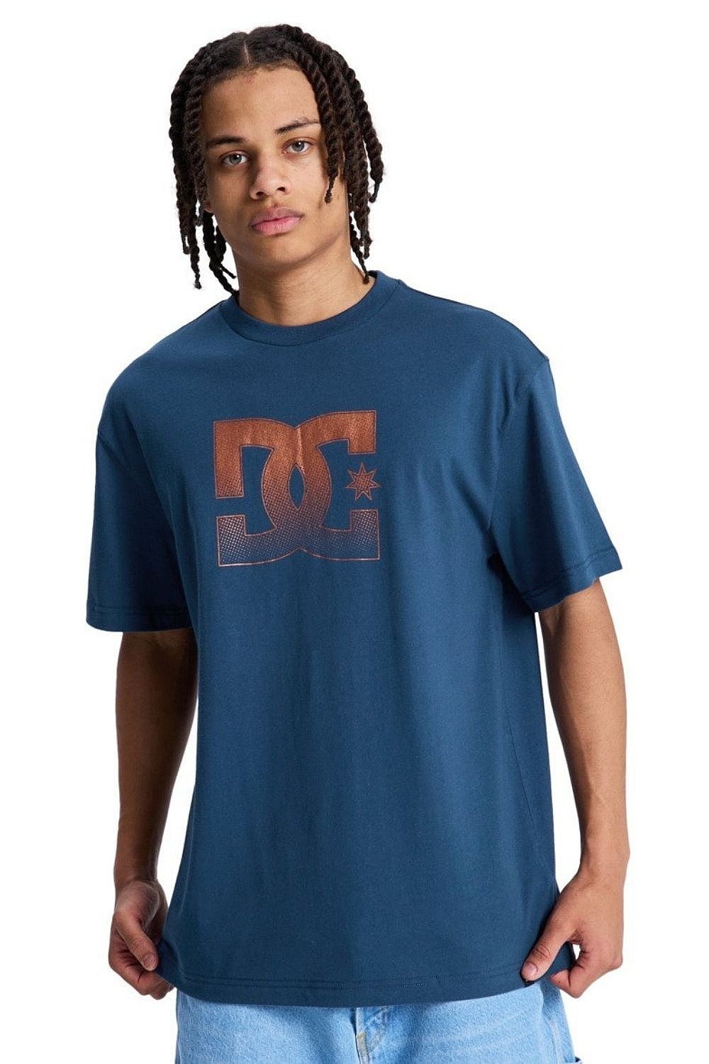 tričko DC Star Oxidized Hss - BRQ0/Dark Denim - men´s