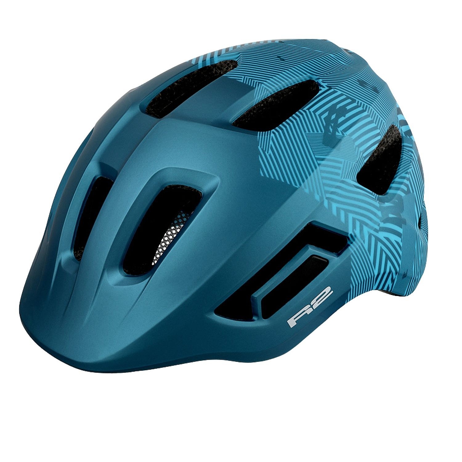 helma R2 Pulse - ATH40C/Petrol Blue Metallic/Light Blue/Matt