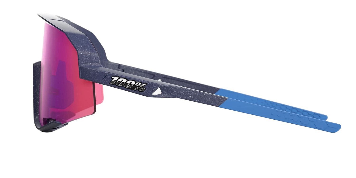 okuliare 100% Slendale - Satin Storm Metallic/Purple Mirror