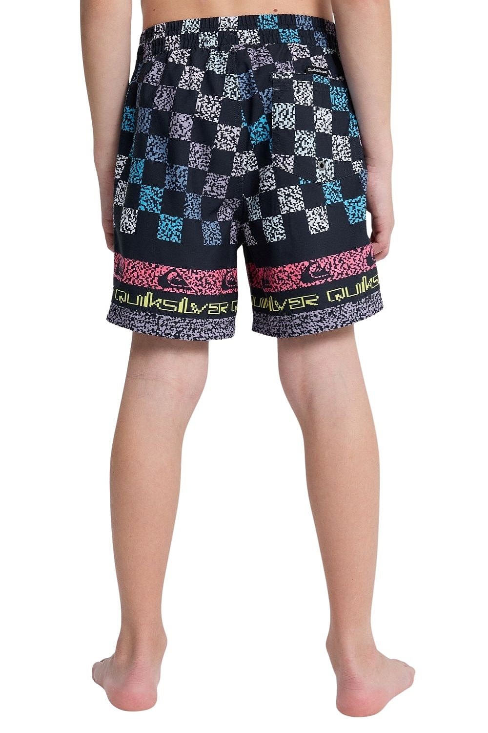 koupací šortky Quiksilver Everyday Printed Volley 14 - KTP6/Dark Navy Next Gen