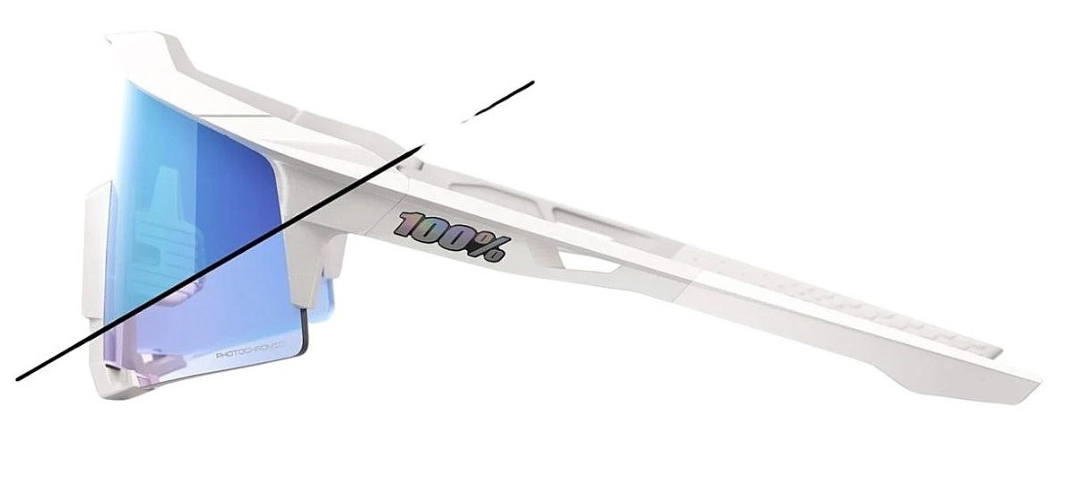okuliare 100% Speedcraft XS LE - Bastille/Blue Mirror Photochromic
