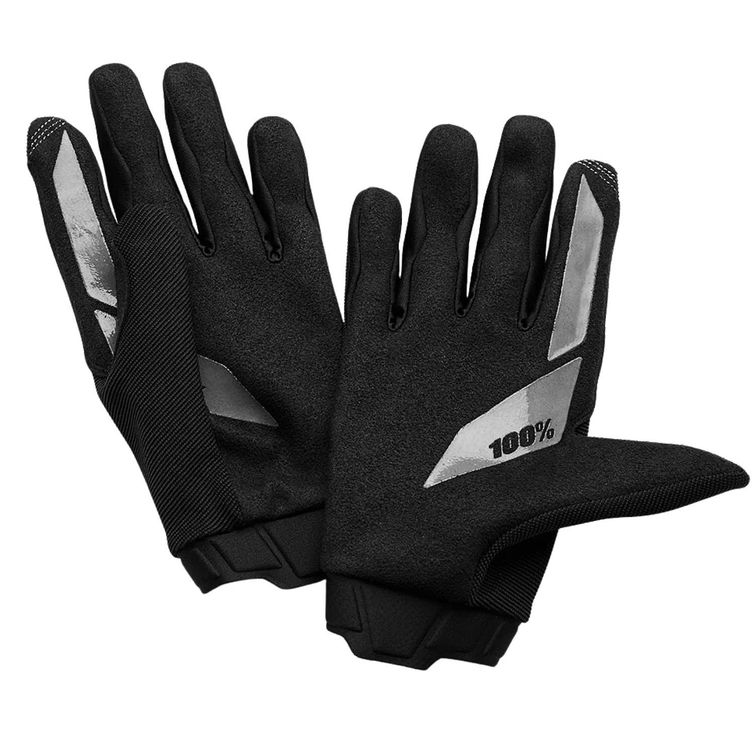 glove 100% Ridecamp - Black/Charcoal - women´s