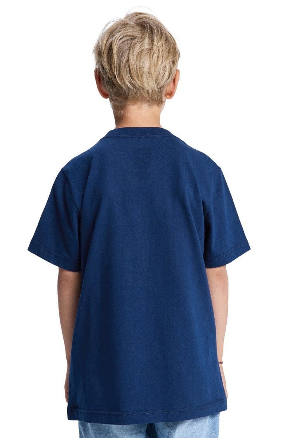 tričko DC Burning Skull Youth Hss - BSW0/Estate Blue - boy´s