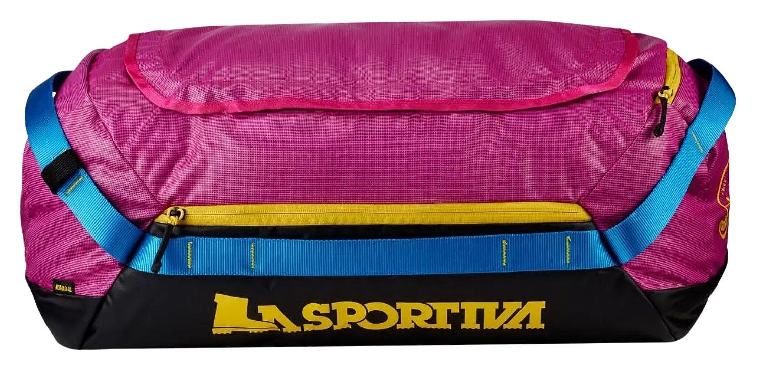 taška La Sportiva Nomad 40 Duffel - Fucsia/Giallo
