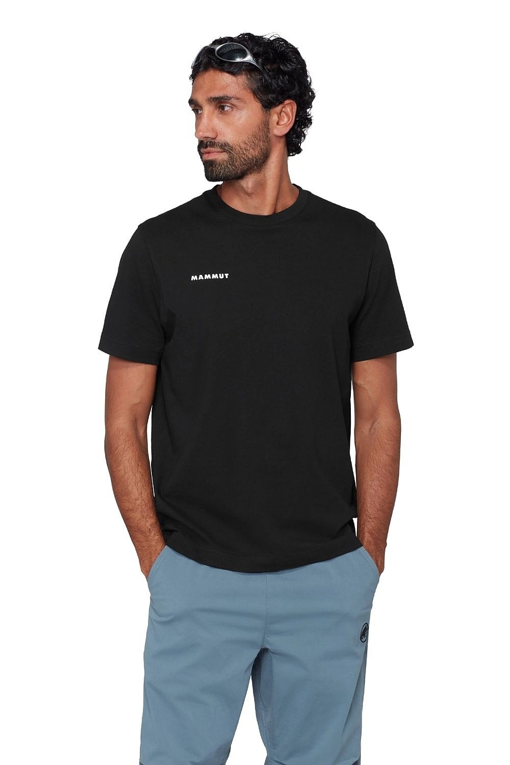 camisa Mammut Mammut Base Mini Logo - Black - men´s