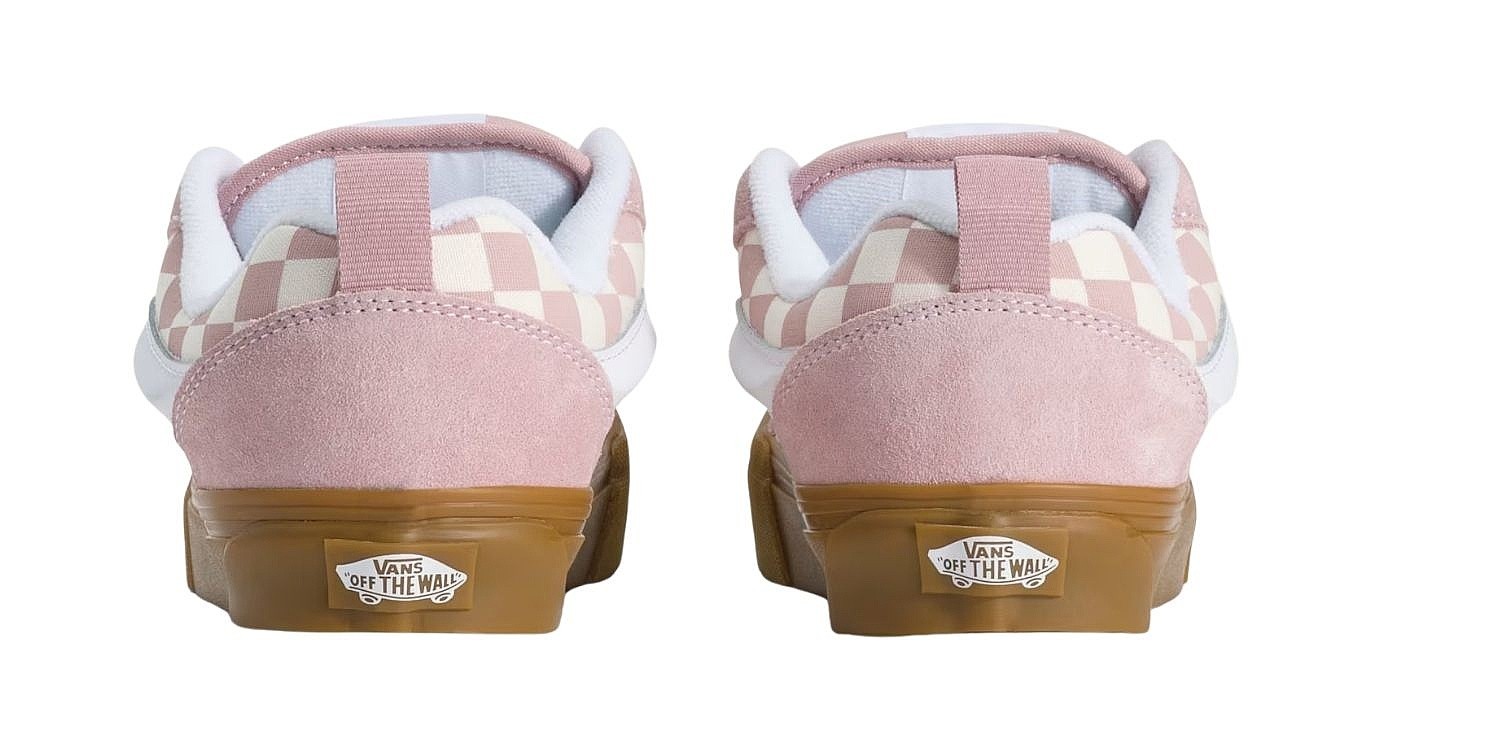 topánky Vans Knu Skool - Gum Check Misty Mauve - unisex junior