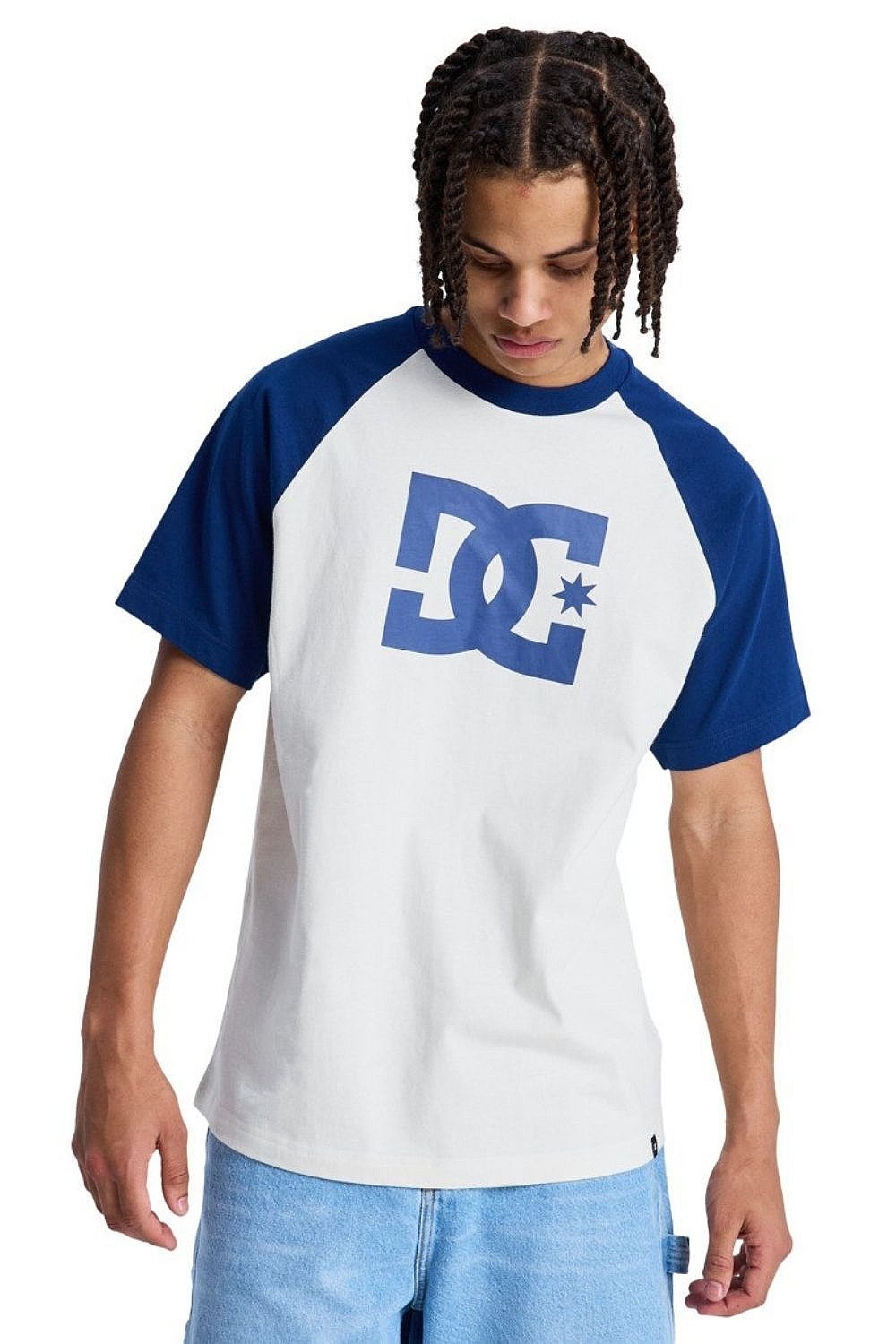 tričko DC Corpo Raglan Hss - WCQ0/Lily White - men´s