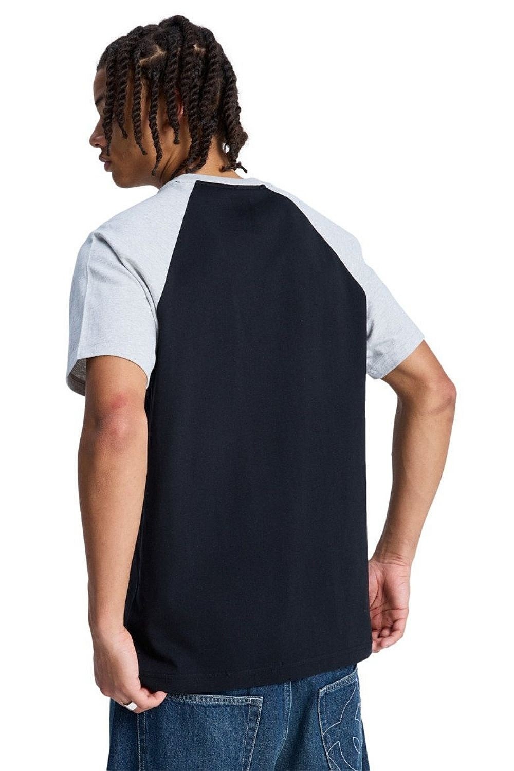 tričko DC Corpo Raglan Hss - KVJ0/Black - men´s