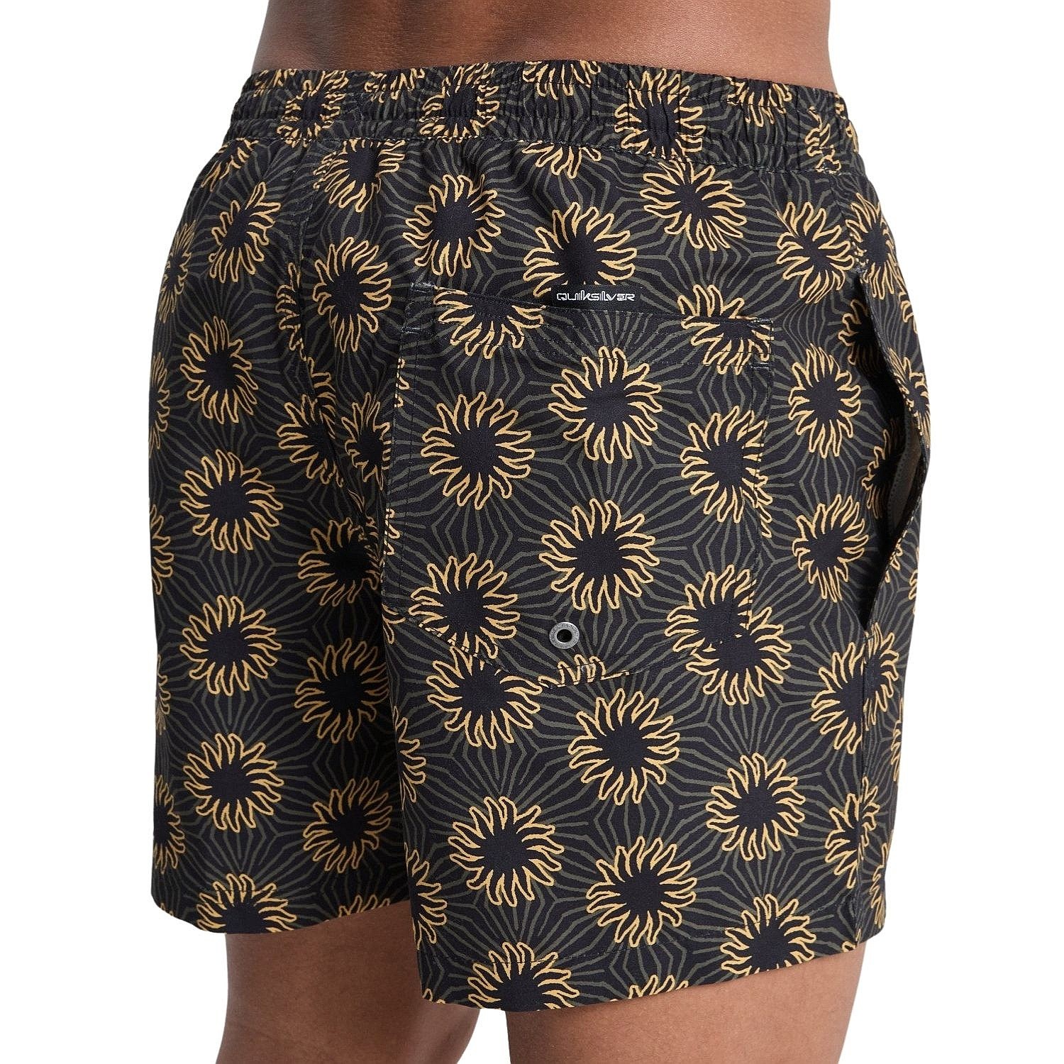 koupací šortky Quiksilver Everyday Printed Volley 15 - KVJ8/Black Ocean Mayhem