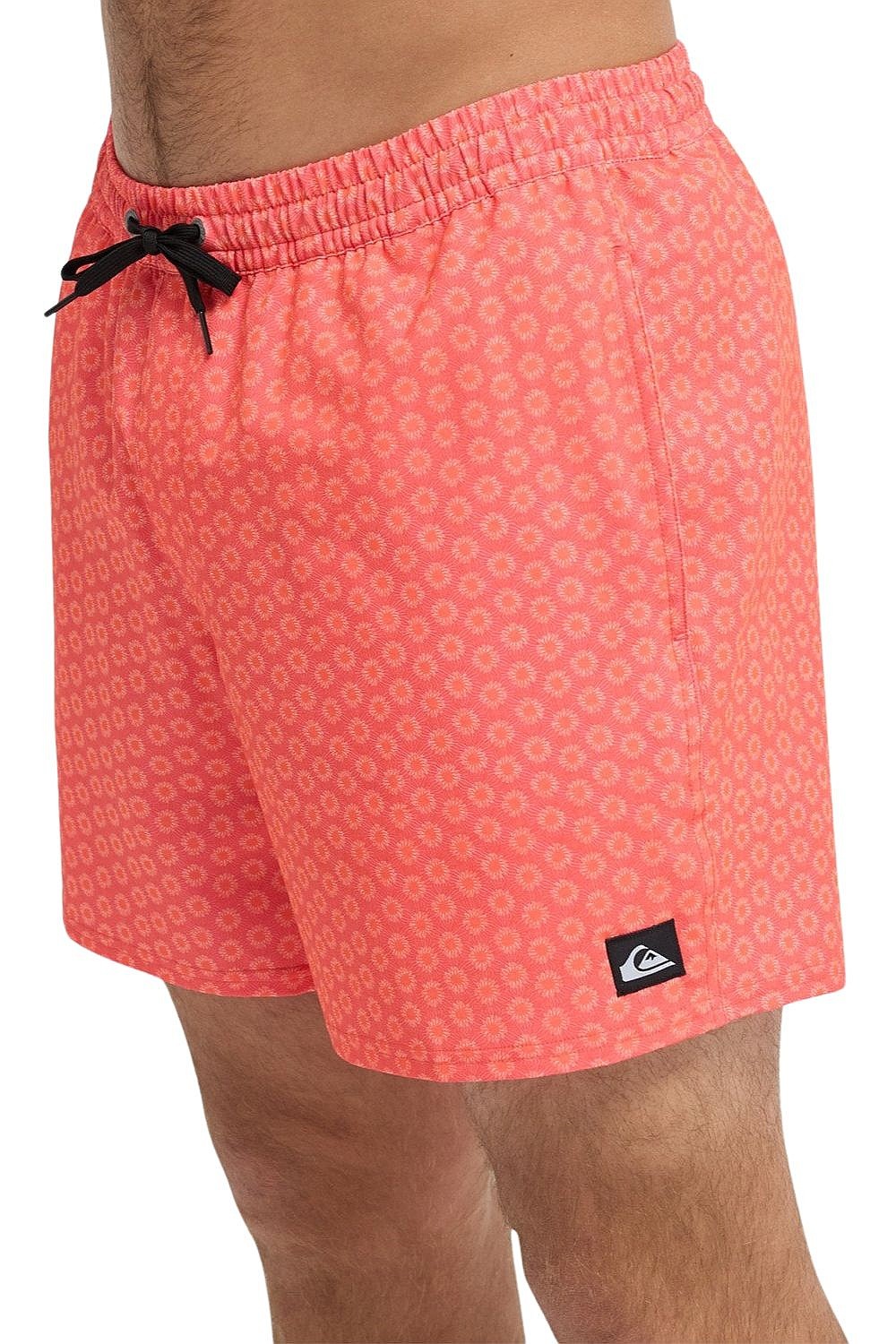kúpacie šortky Quiksilver Stretch Printed Volley 16 - MKZ2/Fiery Coral Mini Mayhem - men´s