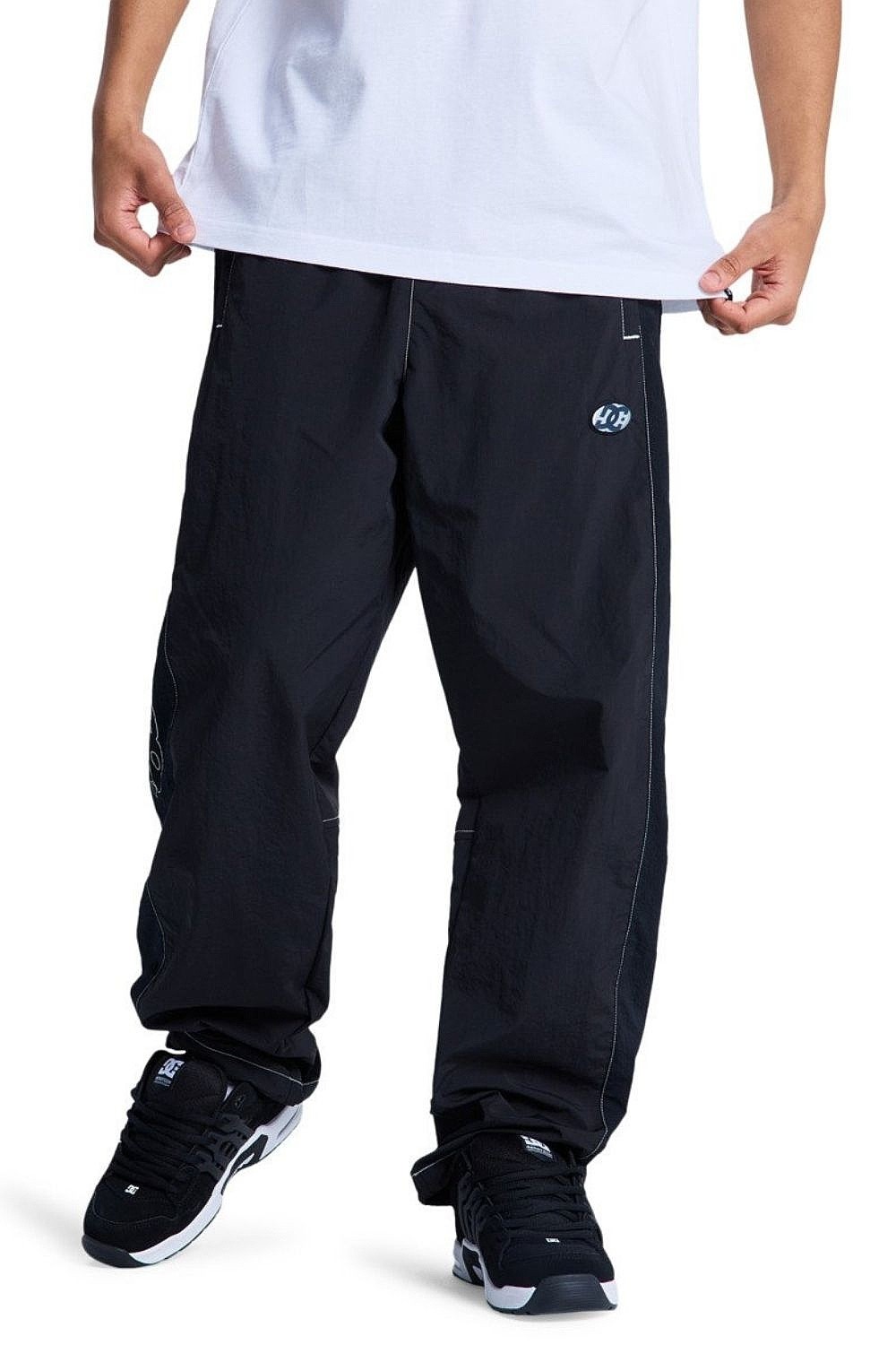 nohavice DC Flow Down Track - KVJ0/Black - men´s