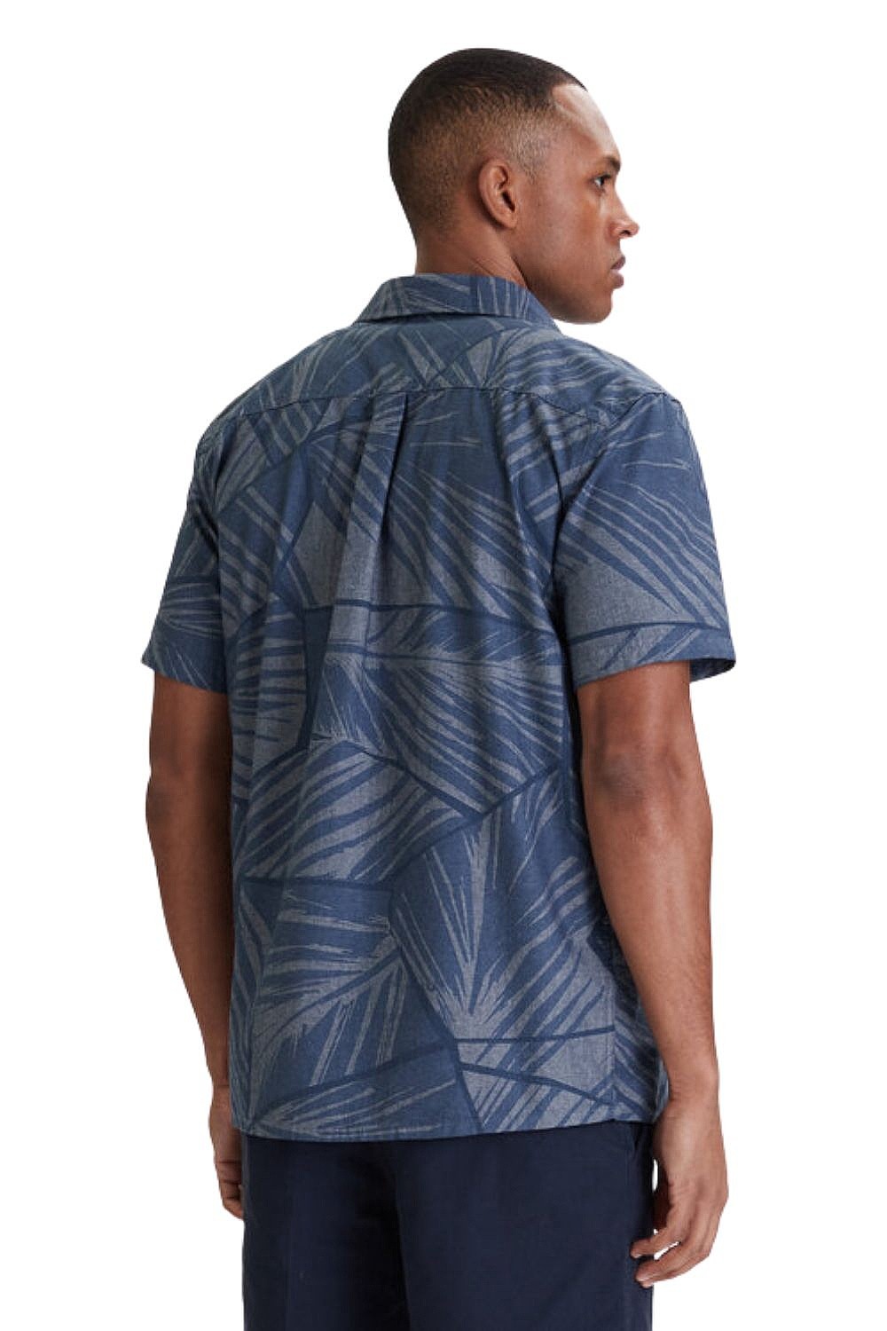 košeľa Quiksilver Forkhill - KTP6/Dark Navy Nat Geo - men´s