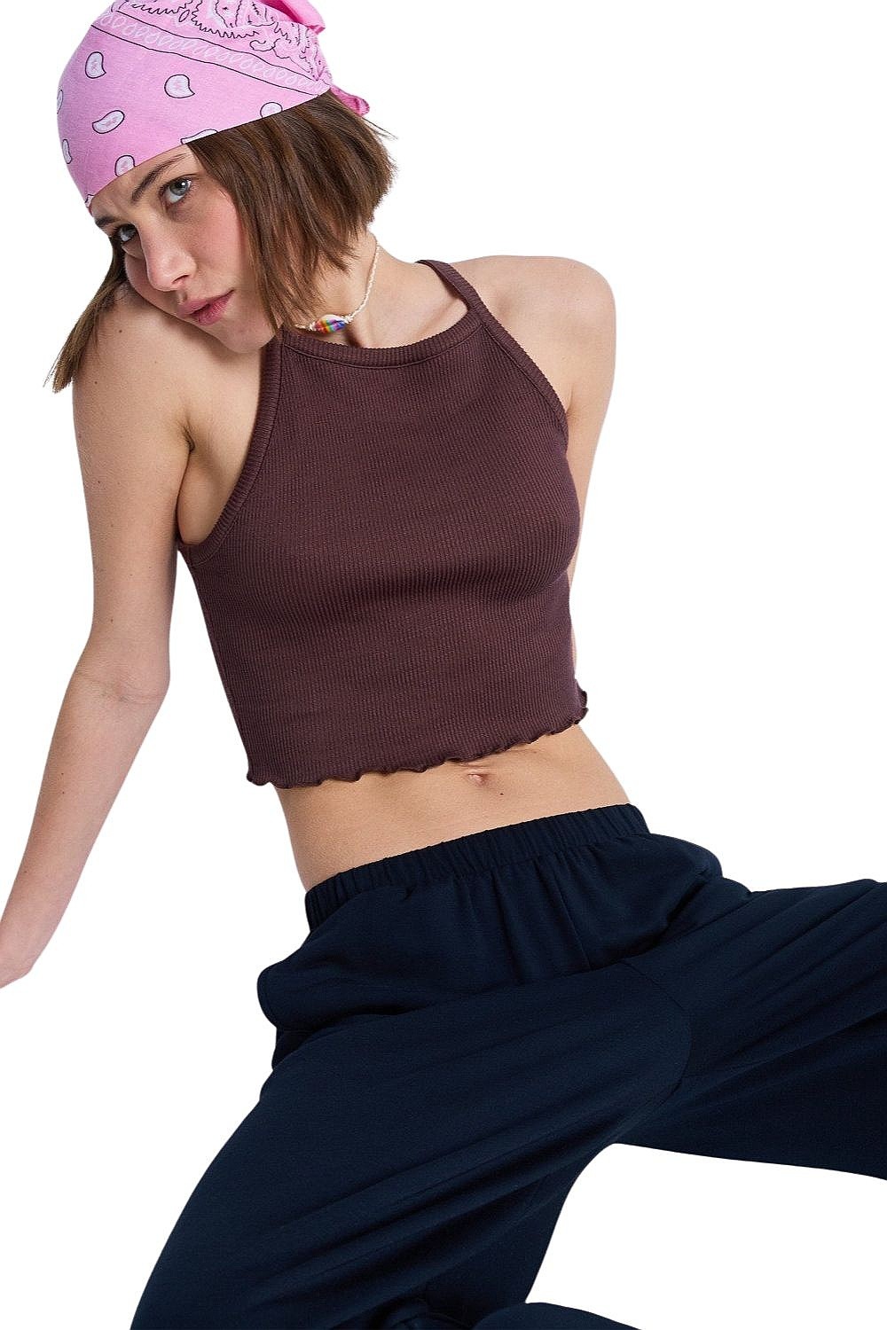 camiseta interior Roxy As I Am - CRR0/French Roast - women´s