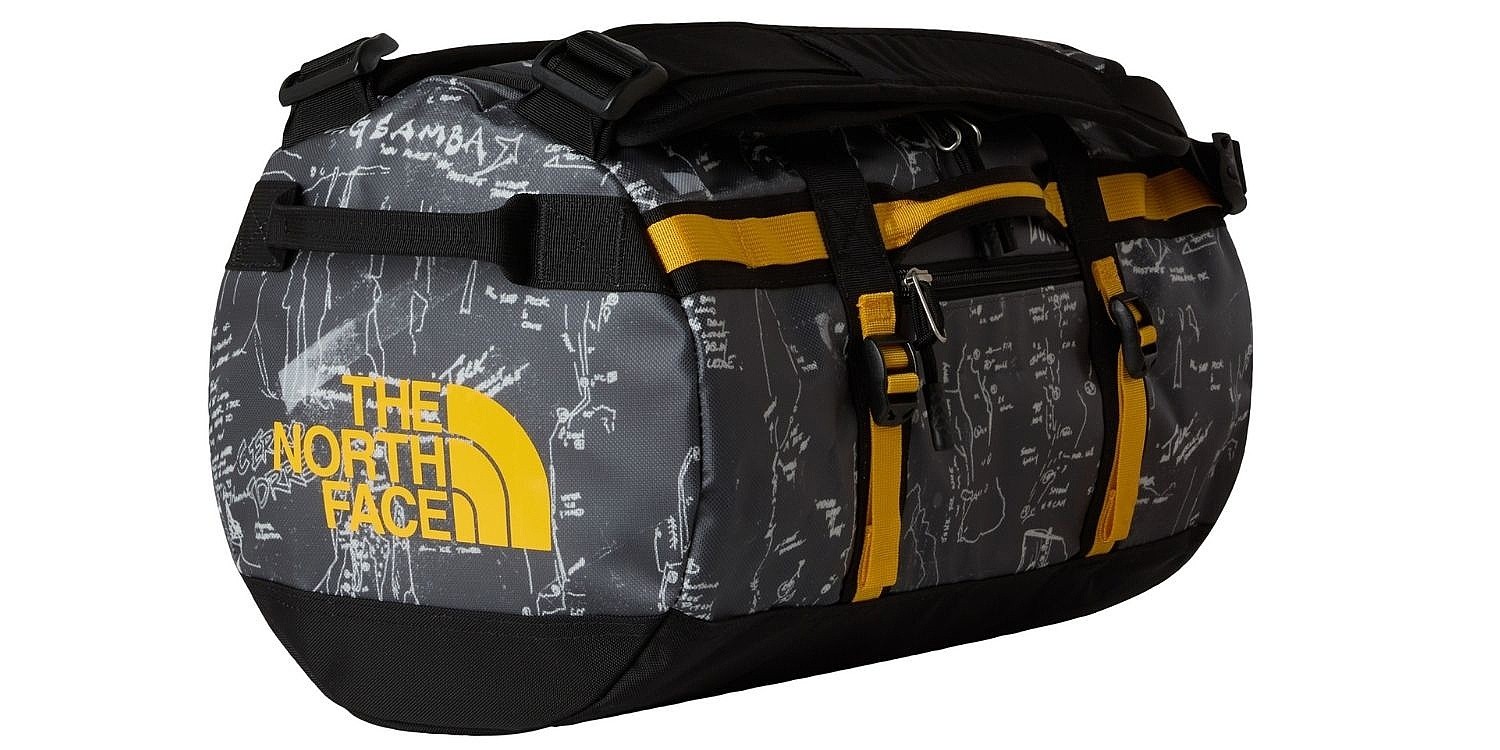 taška The North Face Base Camp Duffel XS - Anthracite Grey Conrad Topos Print/Summit Gold