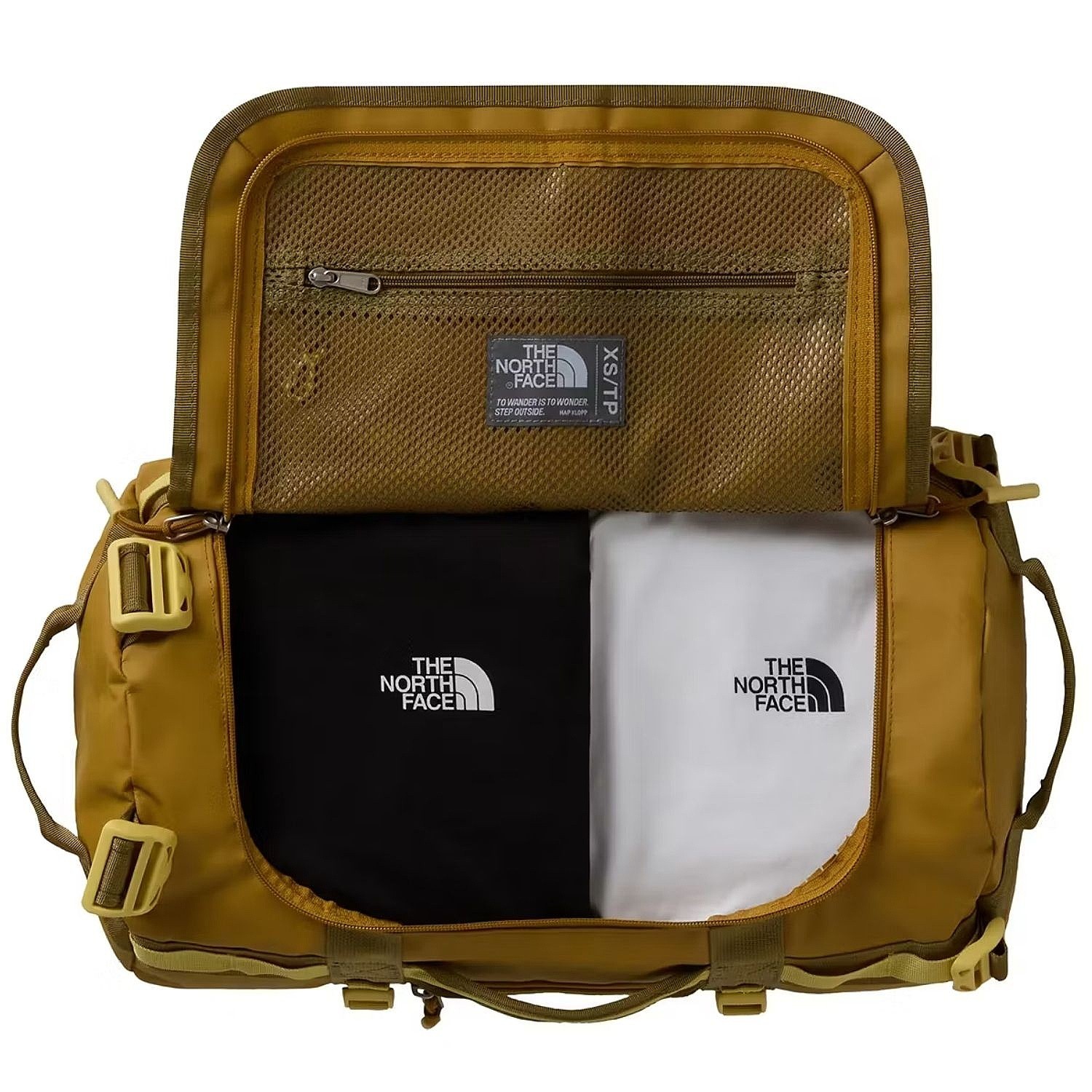 taška The North Face Base Camp Duffel M - Golden Tan/Cedar/Honeyed Sand