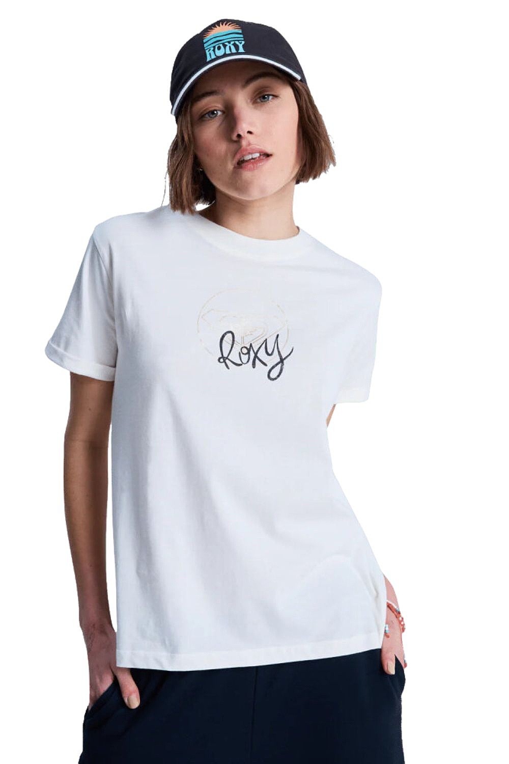 tričko Roxy VL Oceanregular Corpo - WZA0/Coconut Milk - women´s