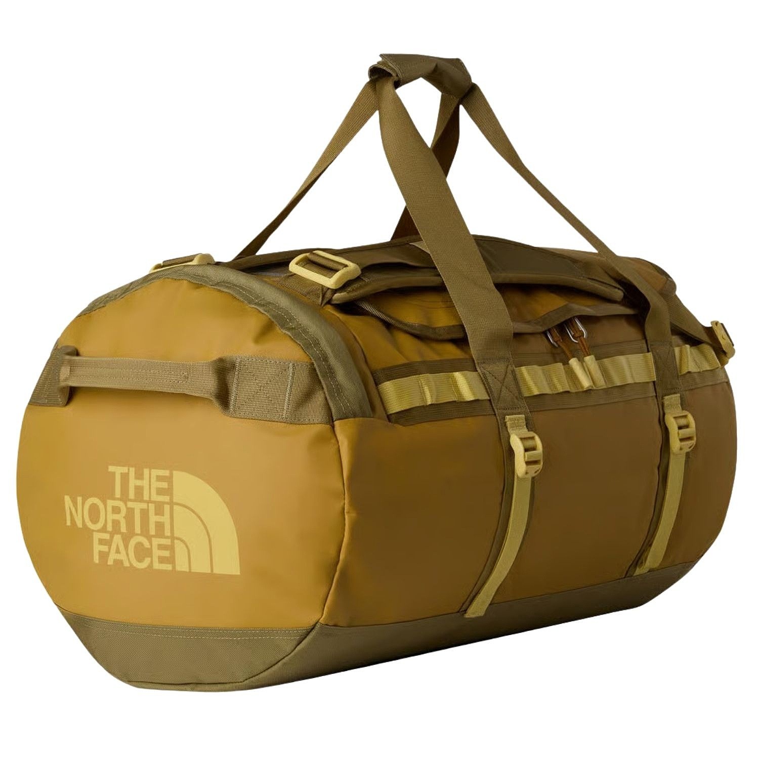 taška The North Face Base Camp Duffel M - Golden Tan/Cedar/Honeyed Sand