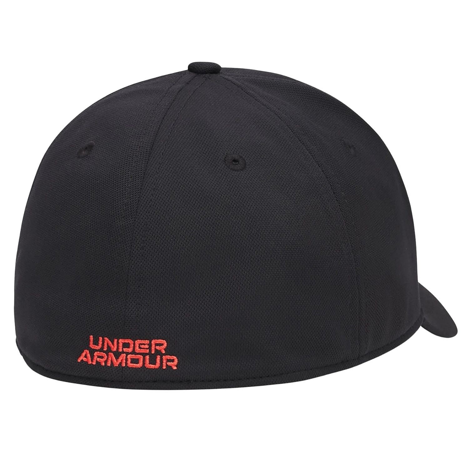 šiltovka Under Armour Blitzing Low - Black/Venom Red - men´s