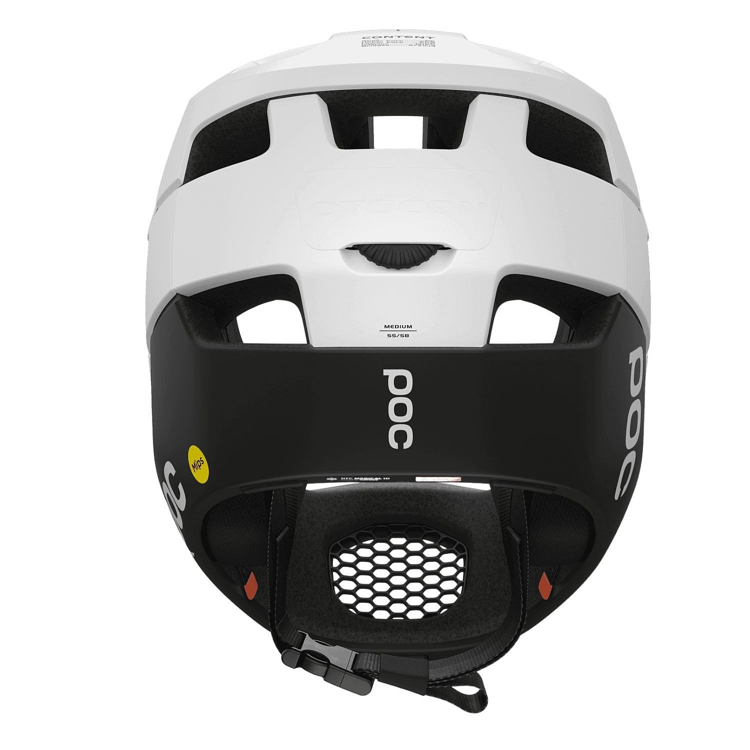helma Poc Otocon Race Mips - Hydrogen White/Uranium Black Matt