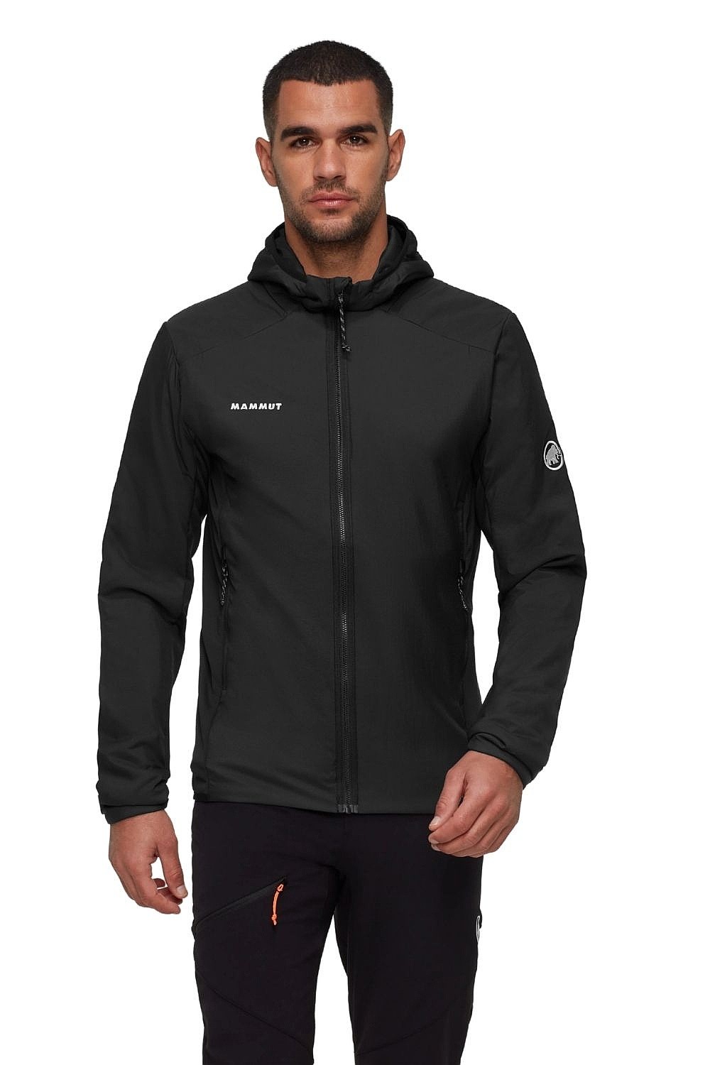 bunda Mammut Rime Light IN Hybrid Hooded - Black - men´s