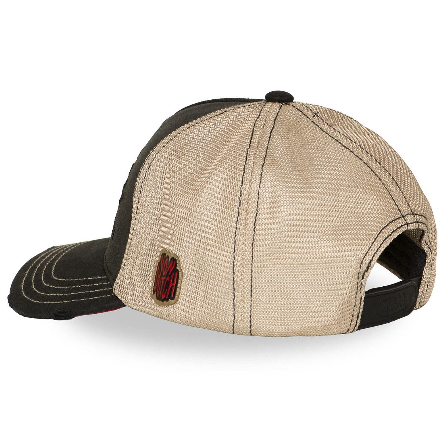 kšiltovka Von Dutch Wild Trucker - Black/Dark Grey/Beige