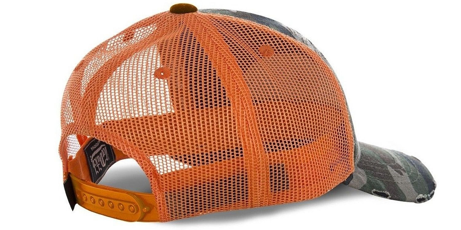 šiltovka Von Dutch Baseball Trucker - Camouflage/Orange