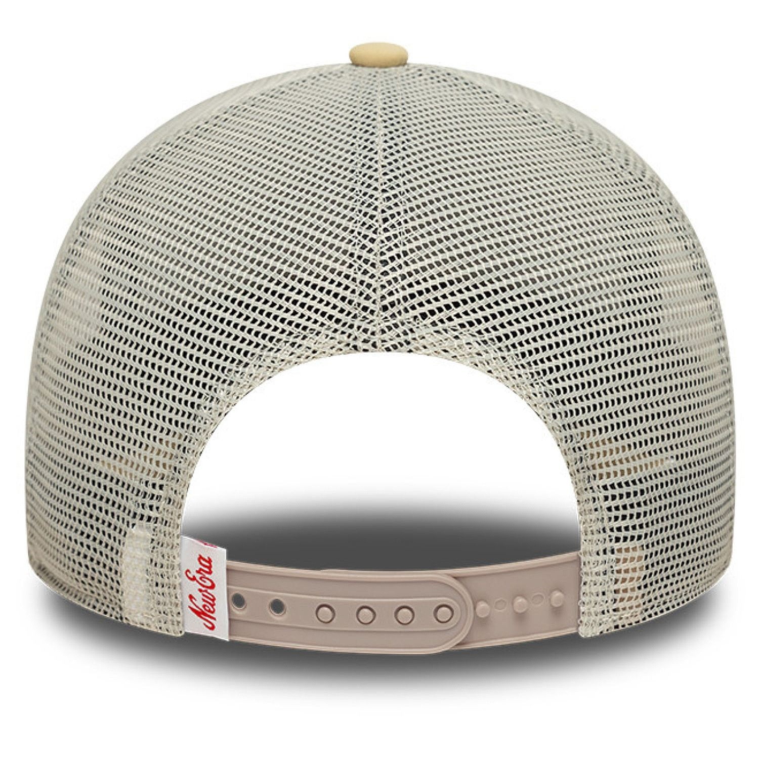 cap New Era 9FO AF Oval Foam Patch Trucker Branded - White/Camel - men´s