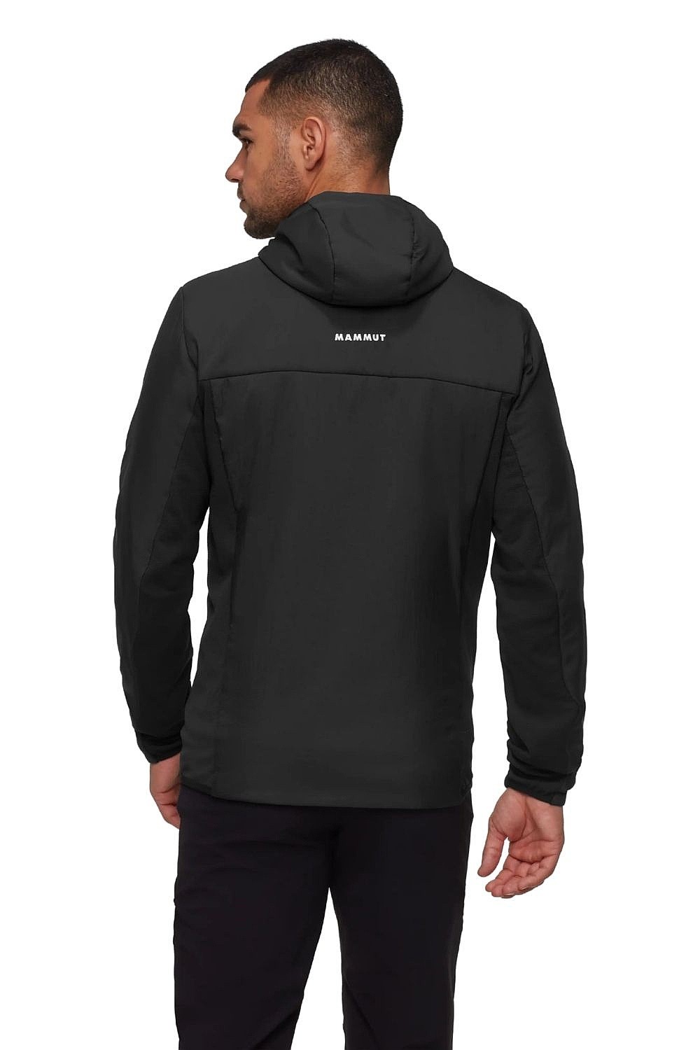 bunda Mammut Rime Light IN Hybrid Hooded - Black - men´s