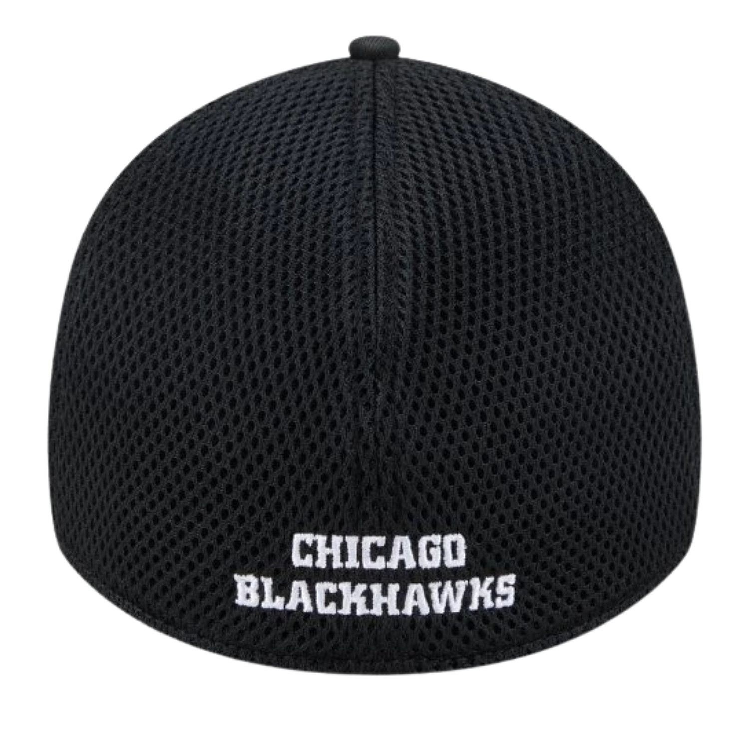 šiltovka New Era 39T Evergreen Neo NHL Chicago Blackhawks - Black - men´s