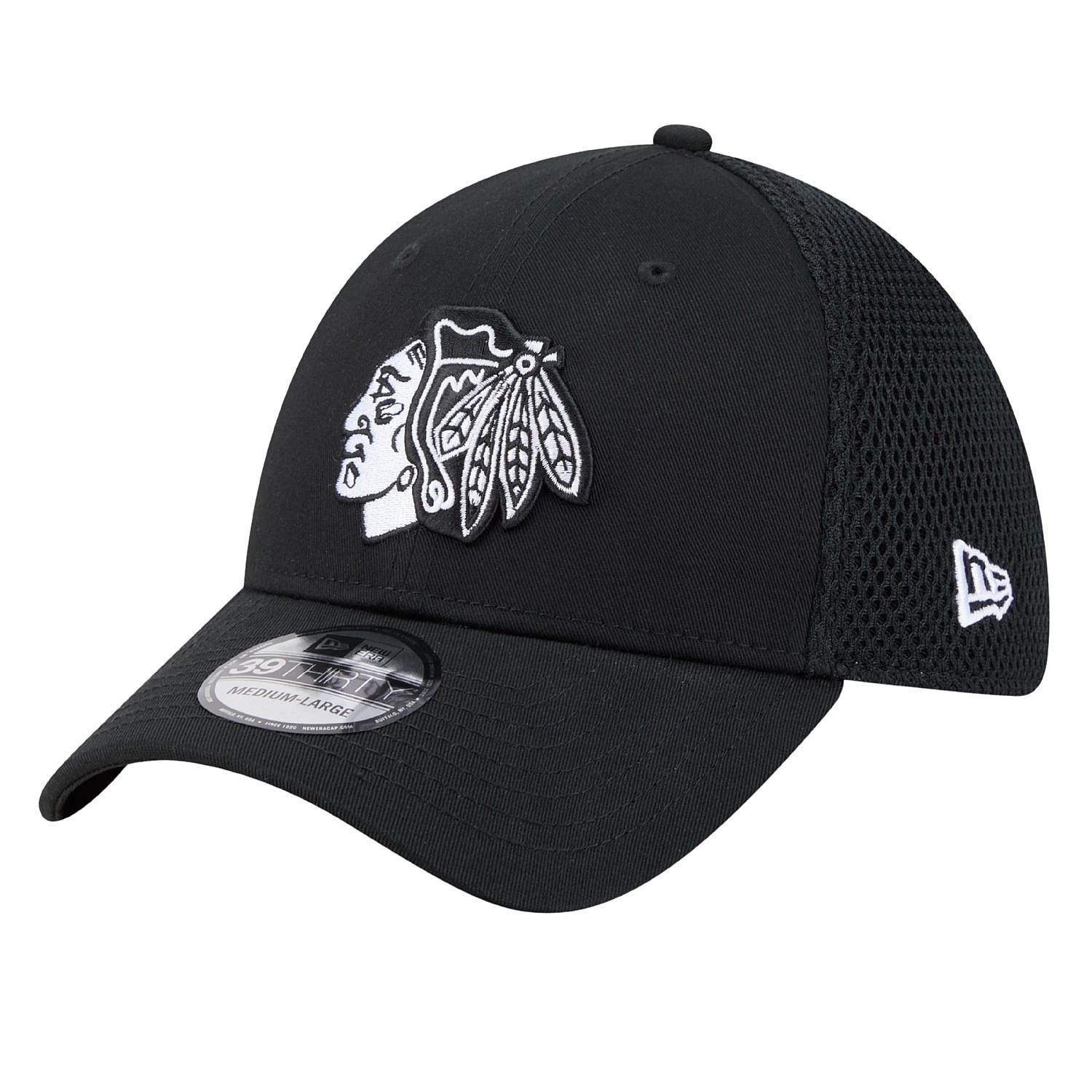 šiltovka New Era 39T Evergreen Neo NHL Chicago Blackhawks - Black - men´s